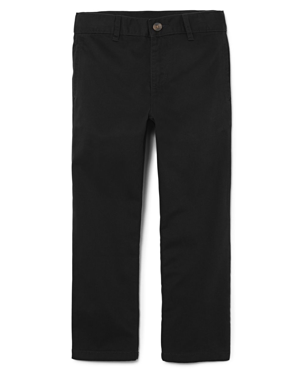 Boys Boys Uniform Chino Pants - Black - The Children's Place