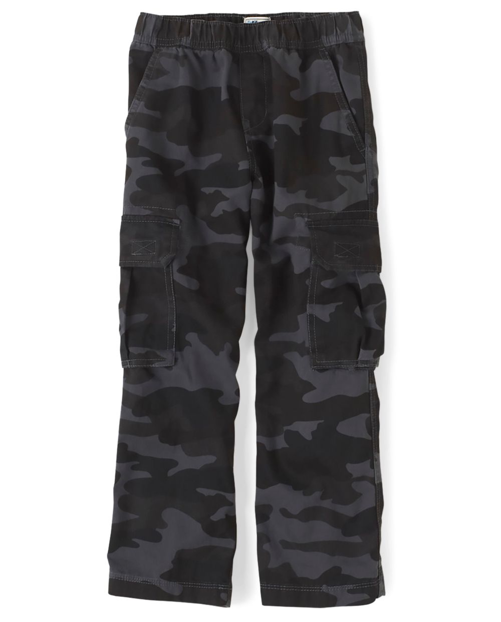 Boys Boys Uniform Pull On Chino Cargo Pants - Black - The Children's Place