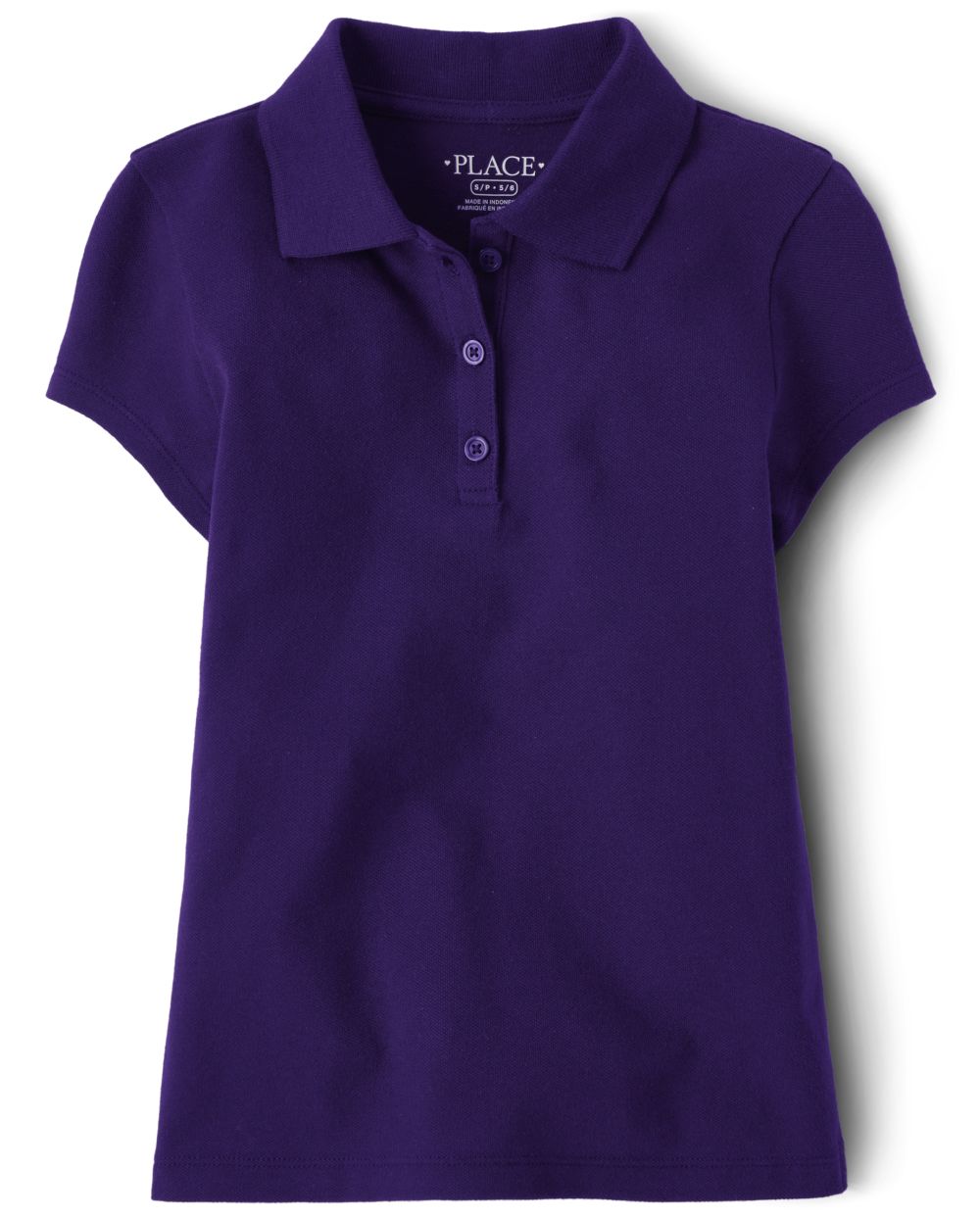 s Uniform Pique Polo - Purple - The Children's Place