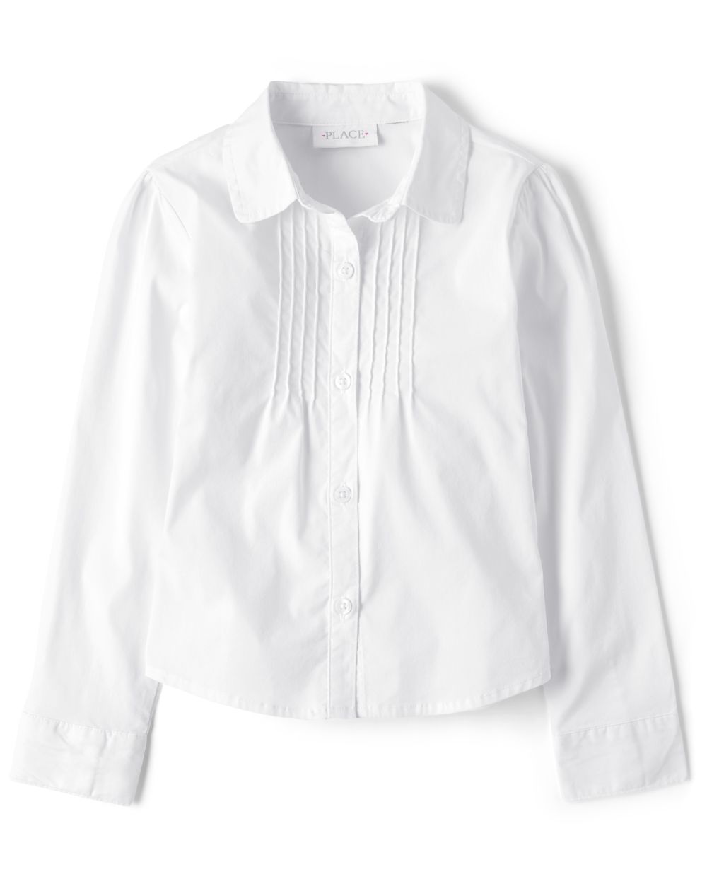 Girls Uniform Pintuck Poplin Button Down Shirt - White - The Children's Place
Girls Uniform Pintuck Poplin Button Down Shirt - White - The Children's Place