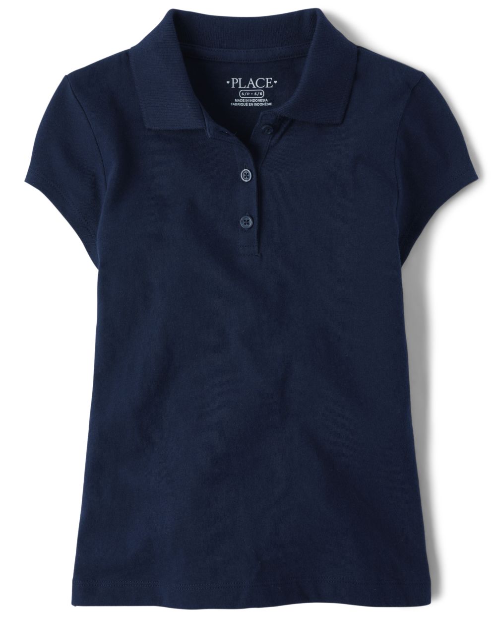 s Uniform Soft Jersey Polo - Blue - The Children's Place