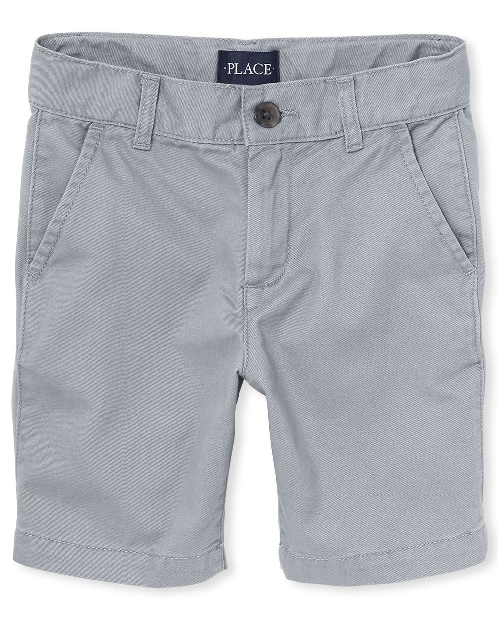 Boys Boys Stretch Chino Shorts - Gray - The Children's Place