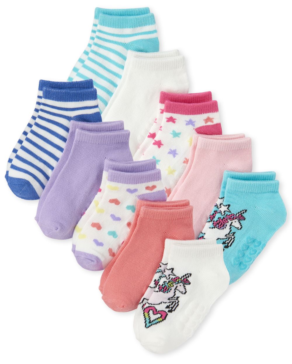 s Toddler Unicorn Striped Ankle Socks 10-Pack - Multi - The Children's Place
s Toddler Unicorn Striped Ankle Socks 10-Pack - Multi - The Children's Place