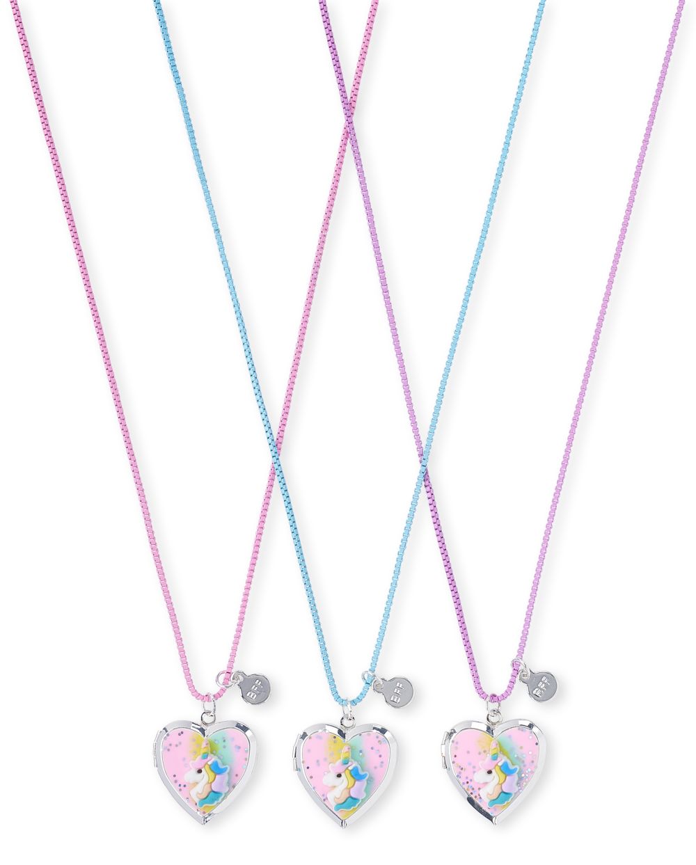 Girls Glitter Unicorn Bff Locket Necklace 3-Pack - Multi - The Children's Place
Girls Glitter Unicorn Bff Locket Necklace 3-Pack - Multi - The Children's Place
