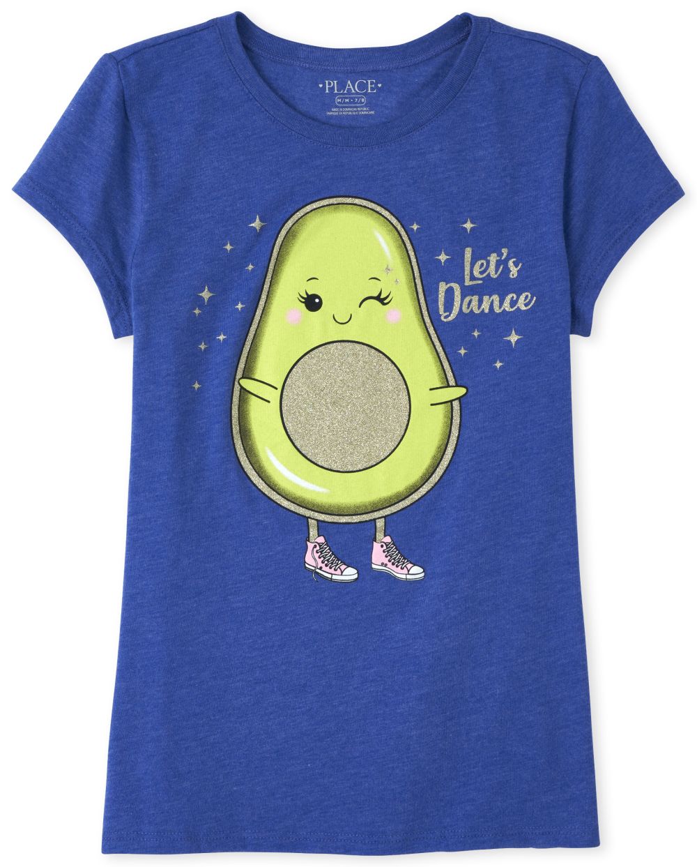 Girls Glitter Avocado Graphic Tee - Blue T-Shirt - The Children's Place
Girls Glitter Avocado Graphic Tee - Blue T-Shirt - The Children's Place