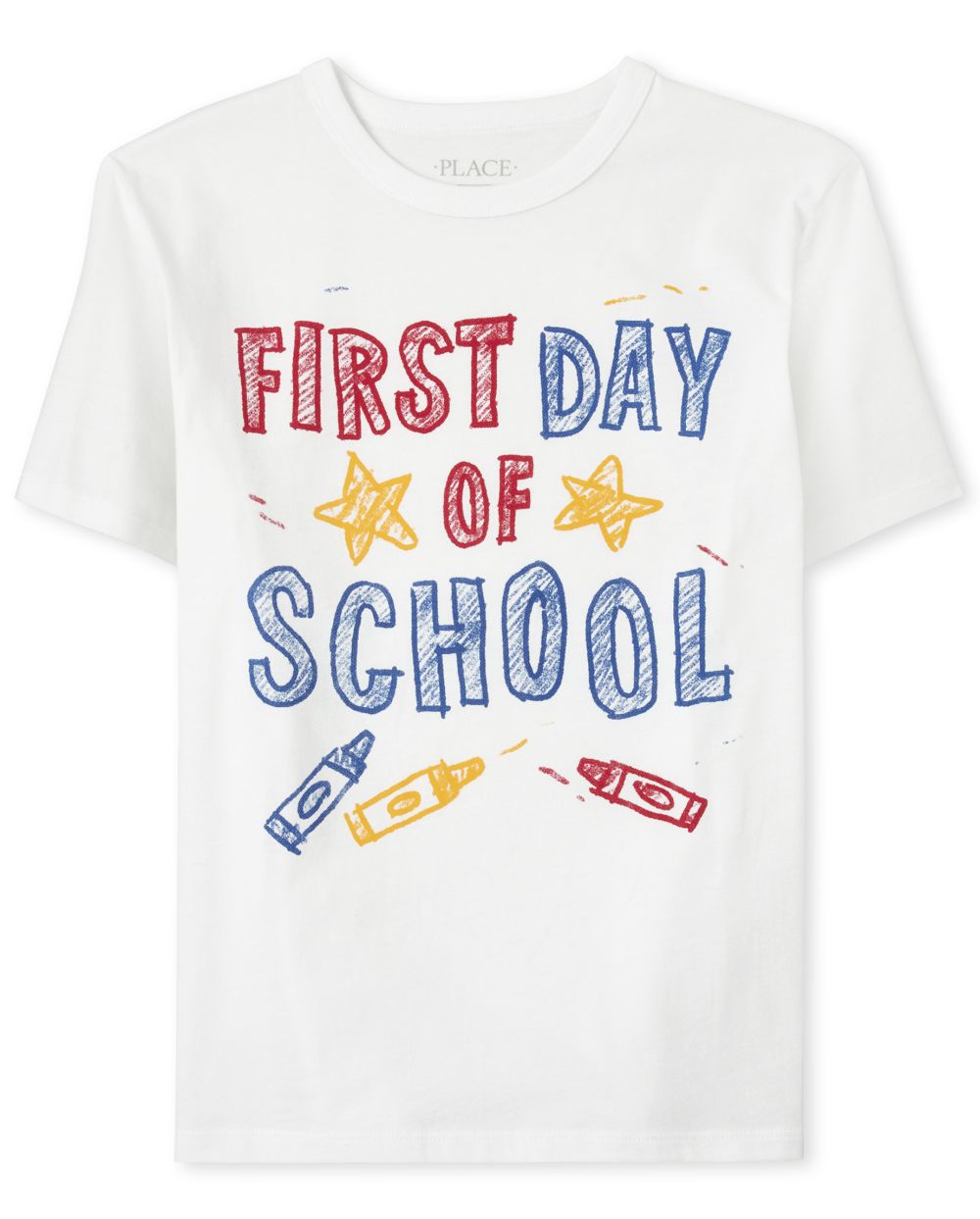 Boys Boys First Day Of School Graphic Tee - White T-Shirt - The Children's Place
Boys Boys First Day Of School Graphic Tee - White T-Shirt - The Children's Place