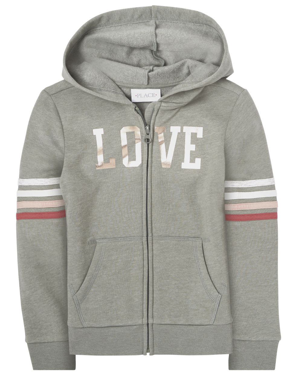 Girls Active Striped French Terry Zip Up Hoodie - Green - The Children's Place
Girls Active Striped French Terry Zip Up Hoodie - Green - The Children's Place