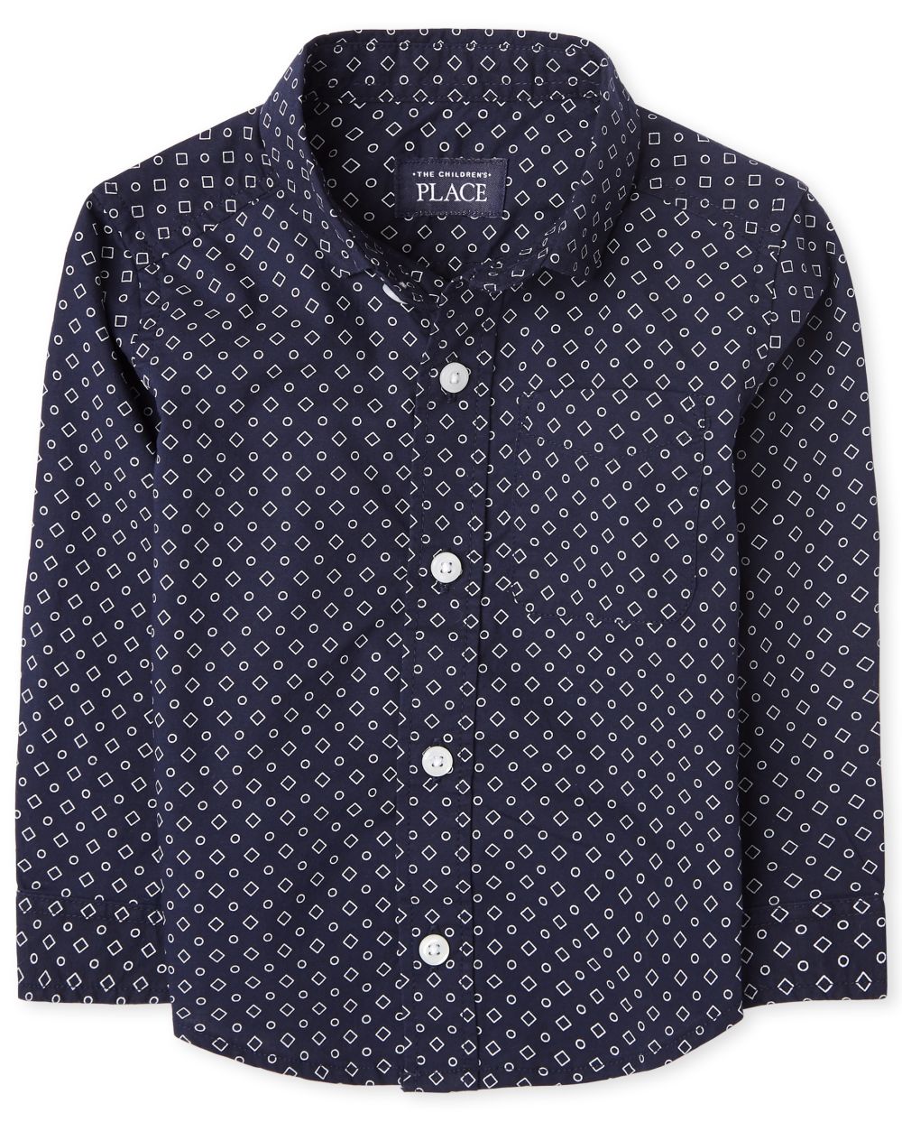 s Baby And Toddler Boys Print Poplin Button Down Shirt - Blue - The Children's Place
s Baby And Toddler Boys Print Poplin Button Down Shirt - Blue - The Children's Place