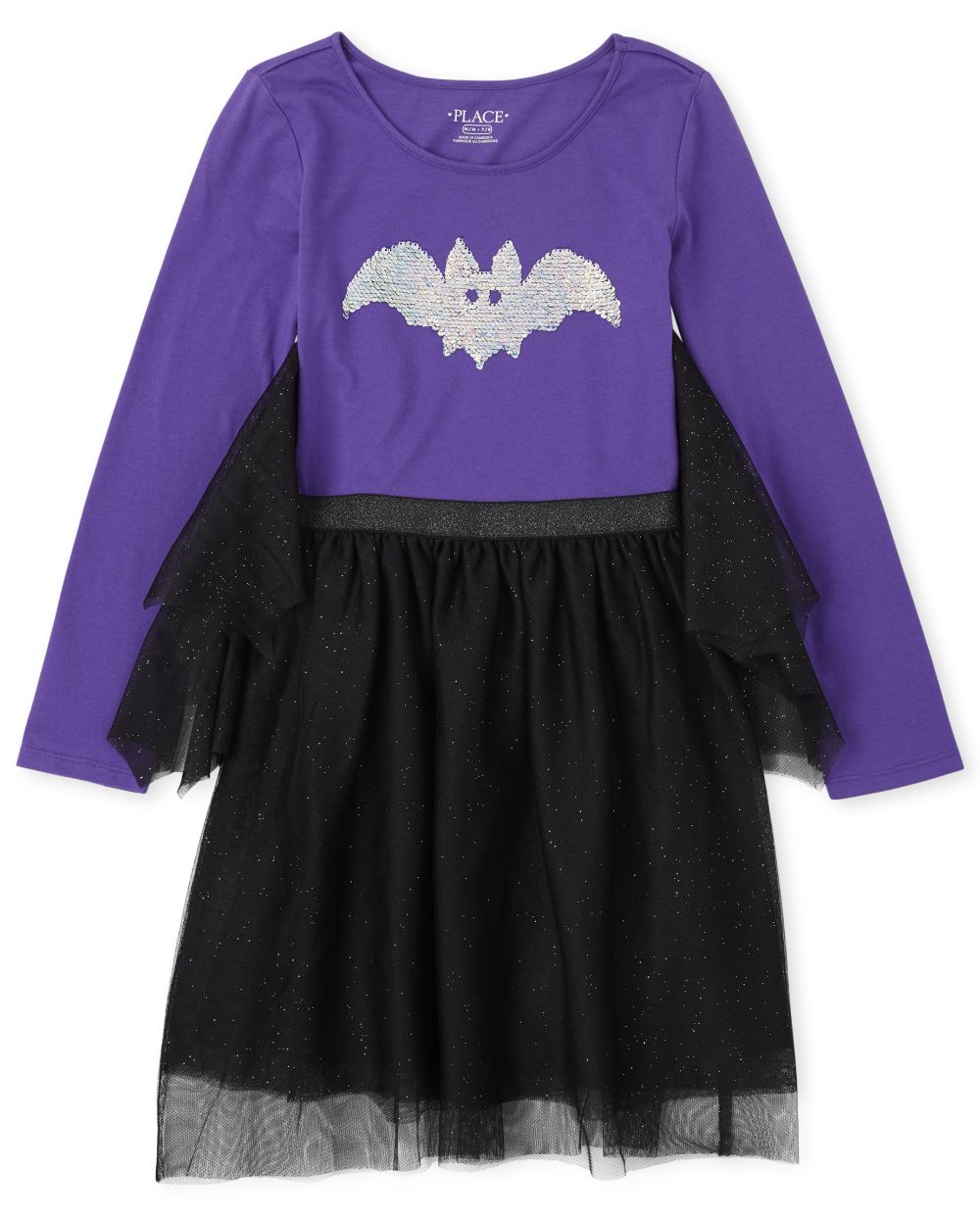 Girls Halloween Flip Sequin Bat Knit To Woven Dress - Black - The Children's Place
Girls Halloween Flip Sequin Bat Knit To Woven Dress - Black - The Children's Place