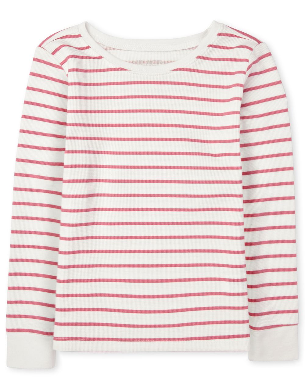 Girls Print Thermal Top - Pink - The Children's Place