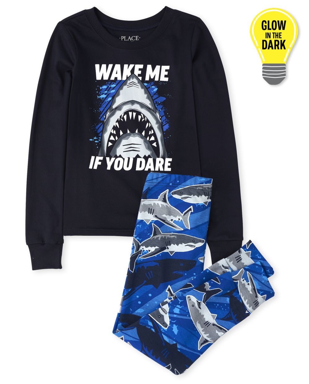 s Boys Glow Wake Me Shark Snug Fit Cotton Pajamas - Blue - The Children's Place
s Boys Glow Wake Me Shark Snug Fit Cotton Pajamas - Blue - The Children's Place