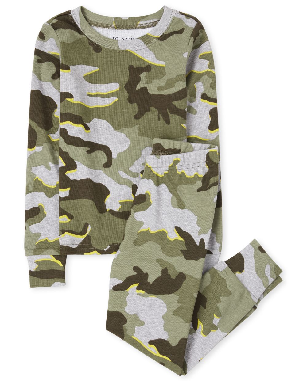 s Boys Dino Boss Snug Fit Cotton Pajamas - Gray - The Children's Place
