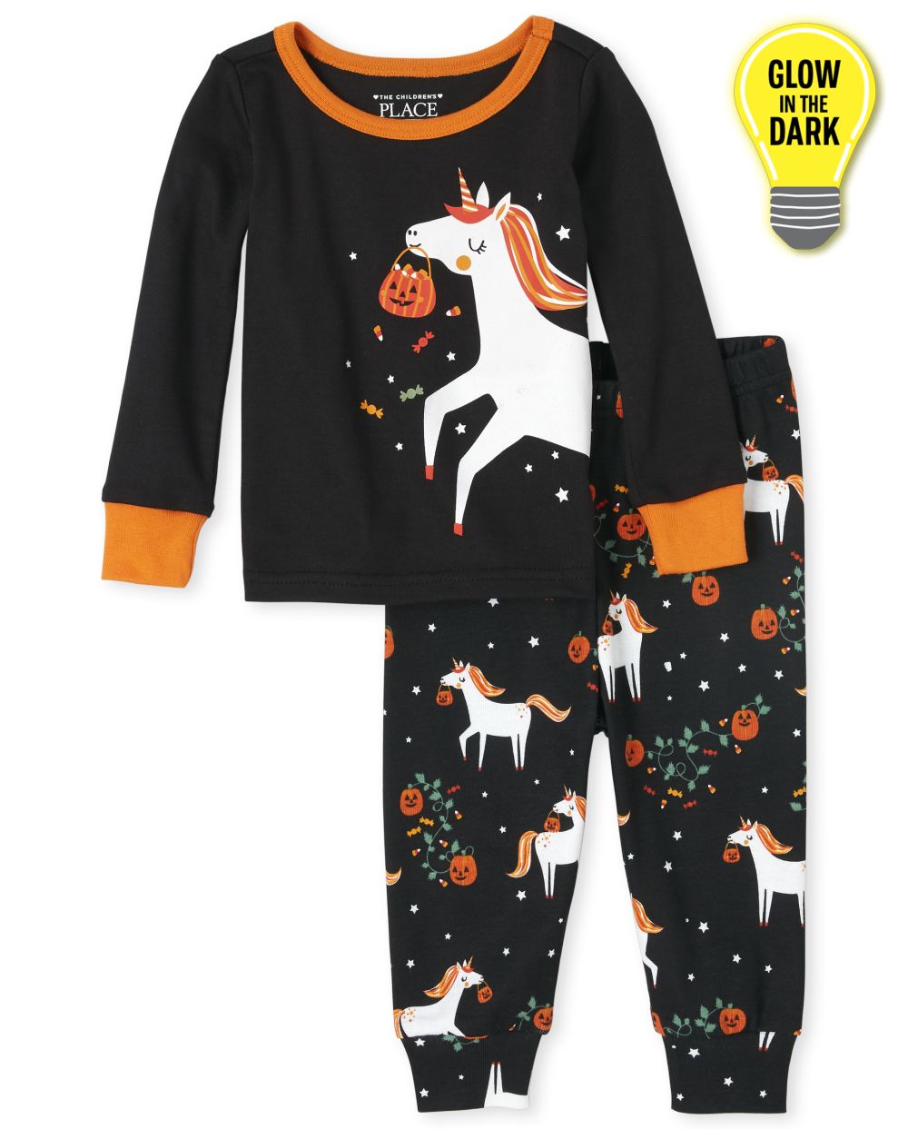 s Baby And Toddler Halloween Glow Unicorn Snug Fit Cotton Pajamas - Black - The Children's Place
s Baby And Toddler Halloween Glow Unicorn Snug Fit Cotton Pajamas - Black - The Children's Place