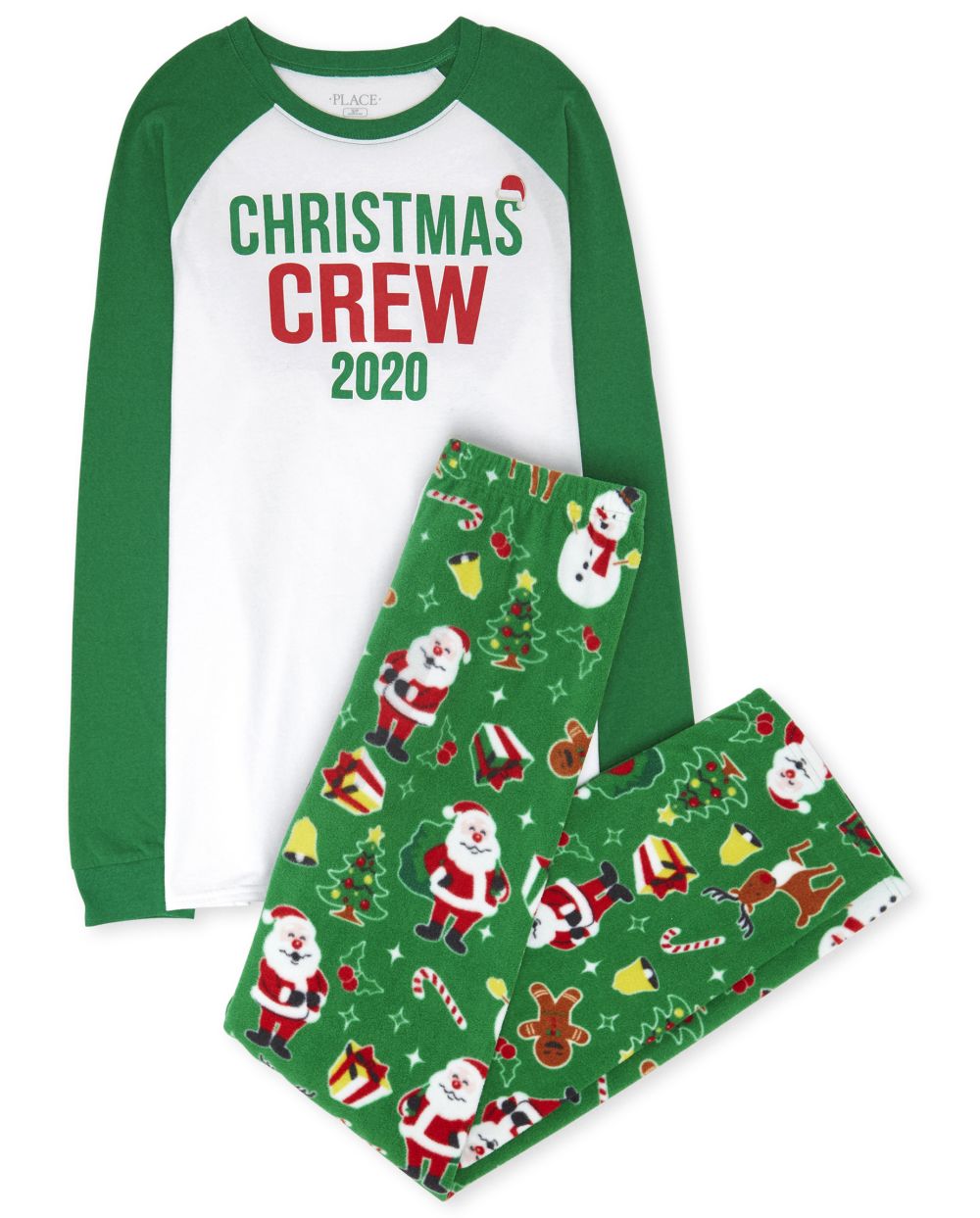 s Unisex Adult Matching Family Christmas Crew Cotton And Fleece Pajamas - Green - The Children's Place
s Unisex Adult Matching Family Christmas Crew Cotton And Fleece Pajamas - Green - The Children's Place
