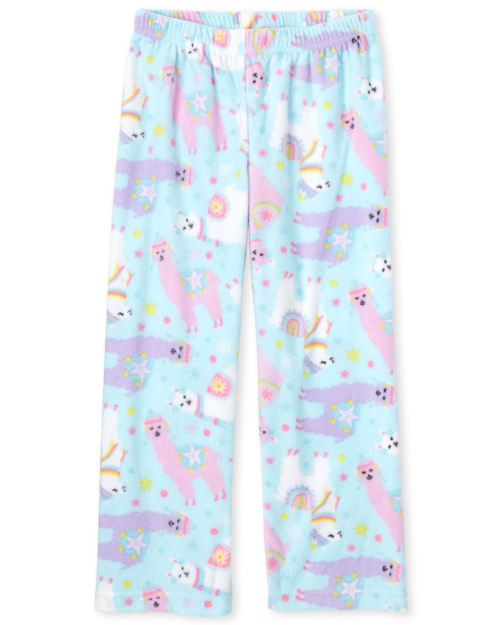 s Llama Fleece Pajama Pants - Blue - The Children's Place