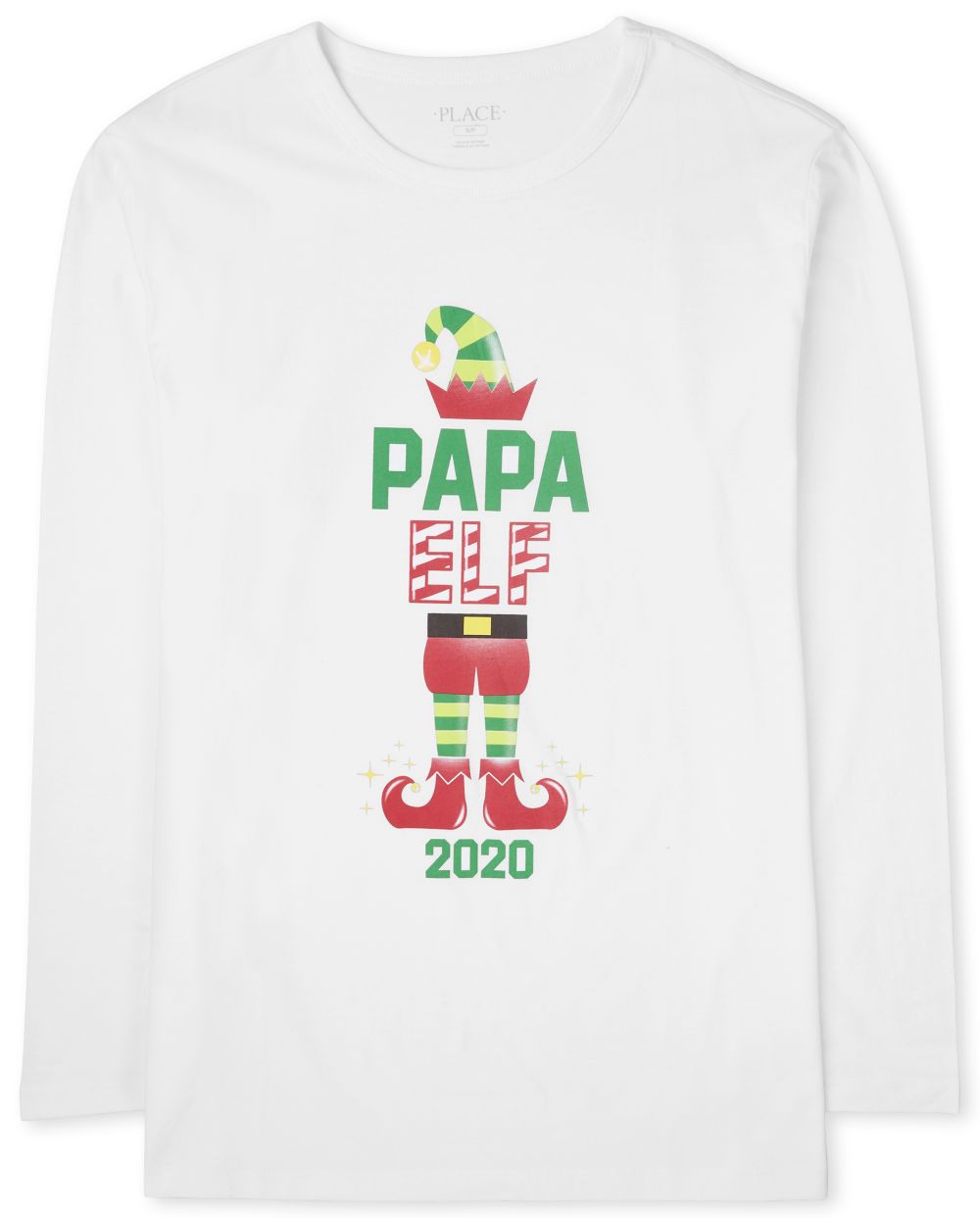 Mens Matching Family Christmas Elf Graphic Tee - White T-Shirt - The Children' Place
Mens Matching Family Christmas Elf Graphic Tee - White T-Shirt - The Children' Place