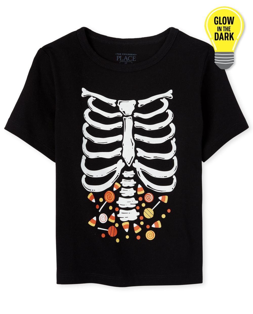 s Baby And Toddler Boys Halloween Glow Candy Skeleton Graphic Tee - Black T-Shirt - The Children's Place
s Baby And Toddler Boys Halloween Glow Candy Skeleton Graphic Tee - Black T-Shirt - The Children's Place
