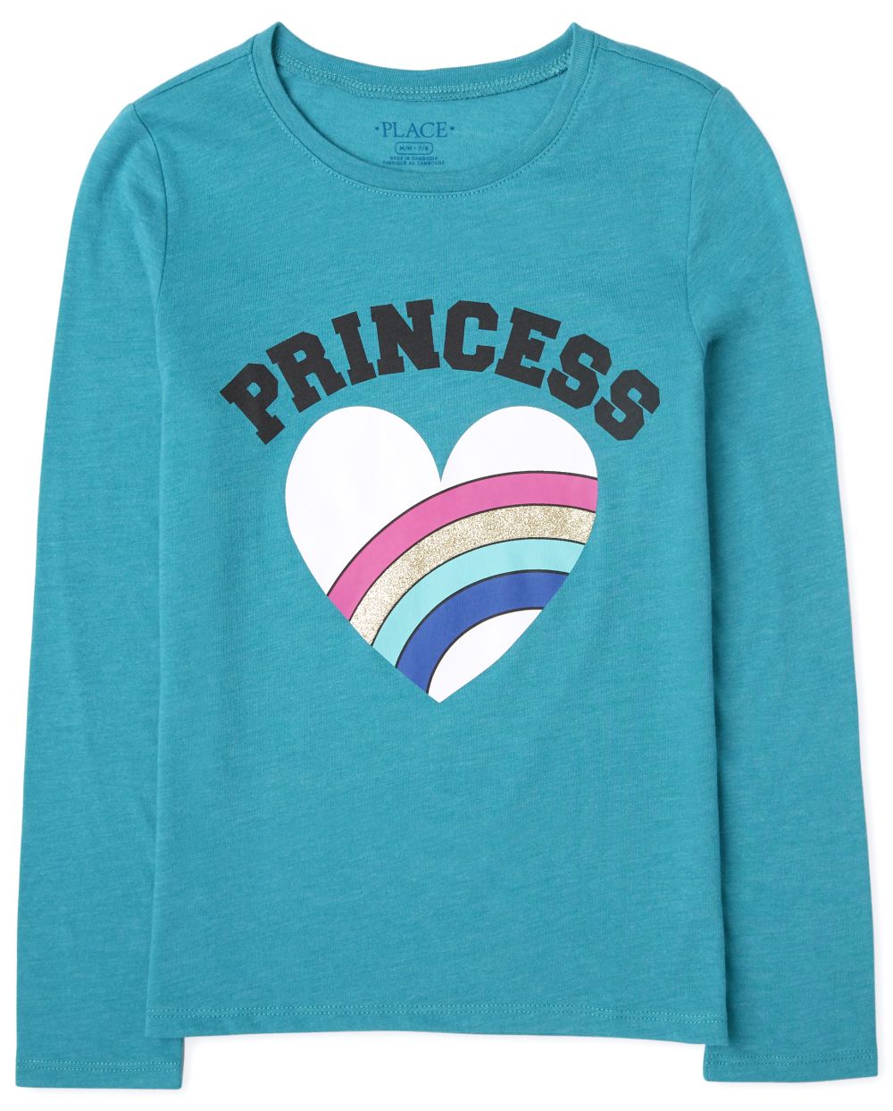 s Princess Graphic Tee - Green T-Shirt - The Children's Place