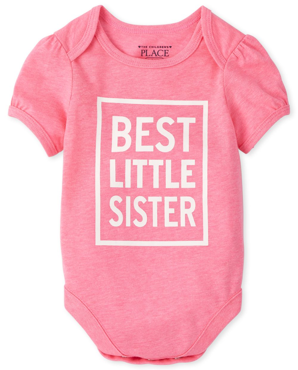 Newborn Baby Best Little Sister Graphic Bodysuit - Pink - The Children's Place
Newborn Baby Best Little Sister Graphic Bodysuit - Pink - The Children's Place