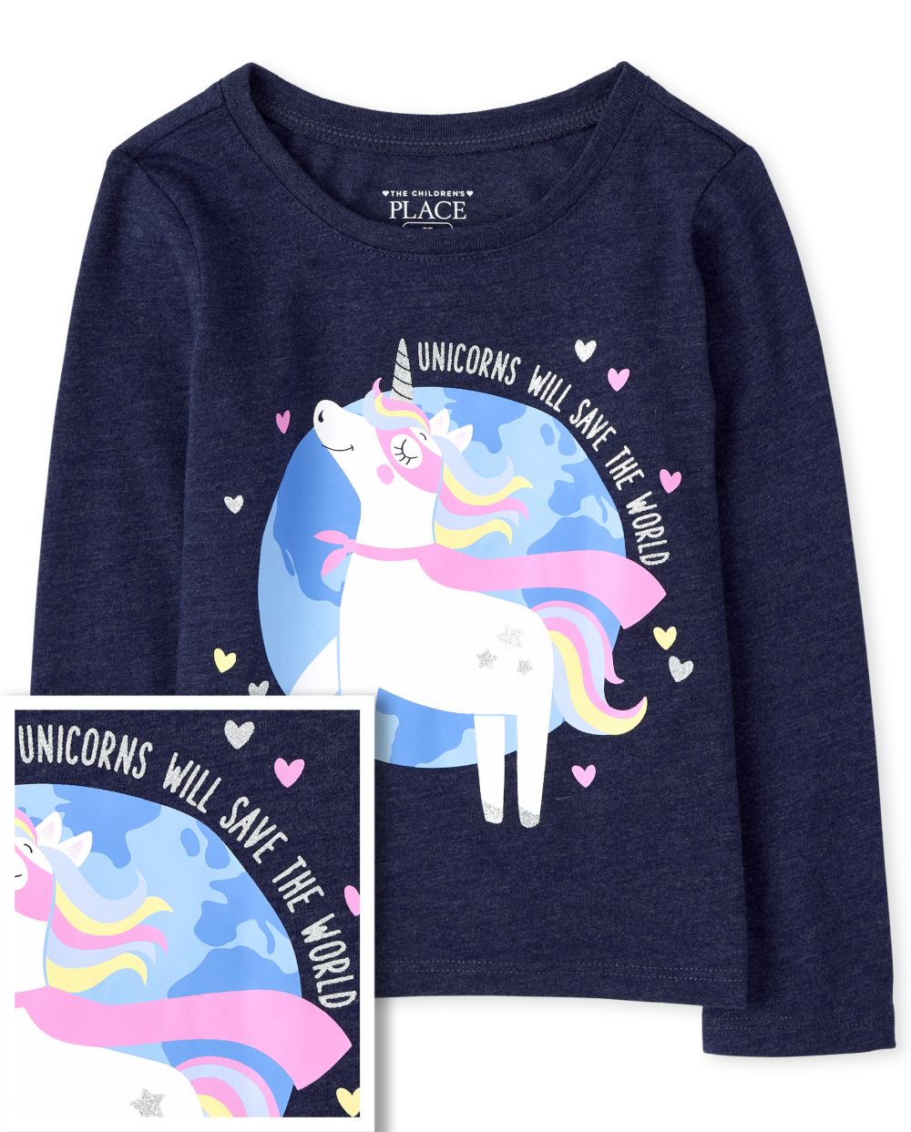 s Baby And Toddler Unicorn Super Hero Graphic Tee - Blue T-Shirt - The Children's Place
s Baby And Toddler Unicorn Super Hero Graphic Tee - Blue T-Shirt - The Children's Place