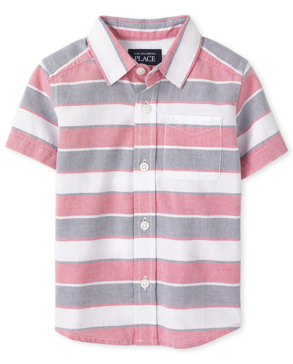 s Toddler Boys Striped Oxford Button Down Shirt - Pink - The Children's Place
s Toddler Boys Striped Oxford Button Down Shirt - Pink - The Children's Place