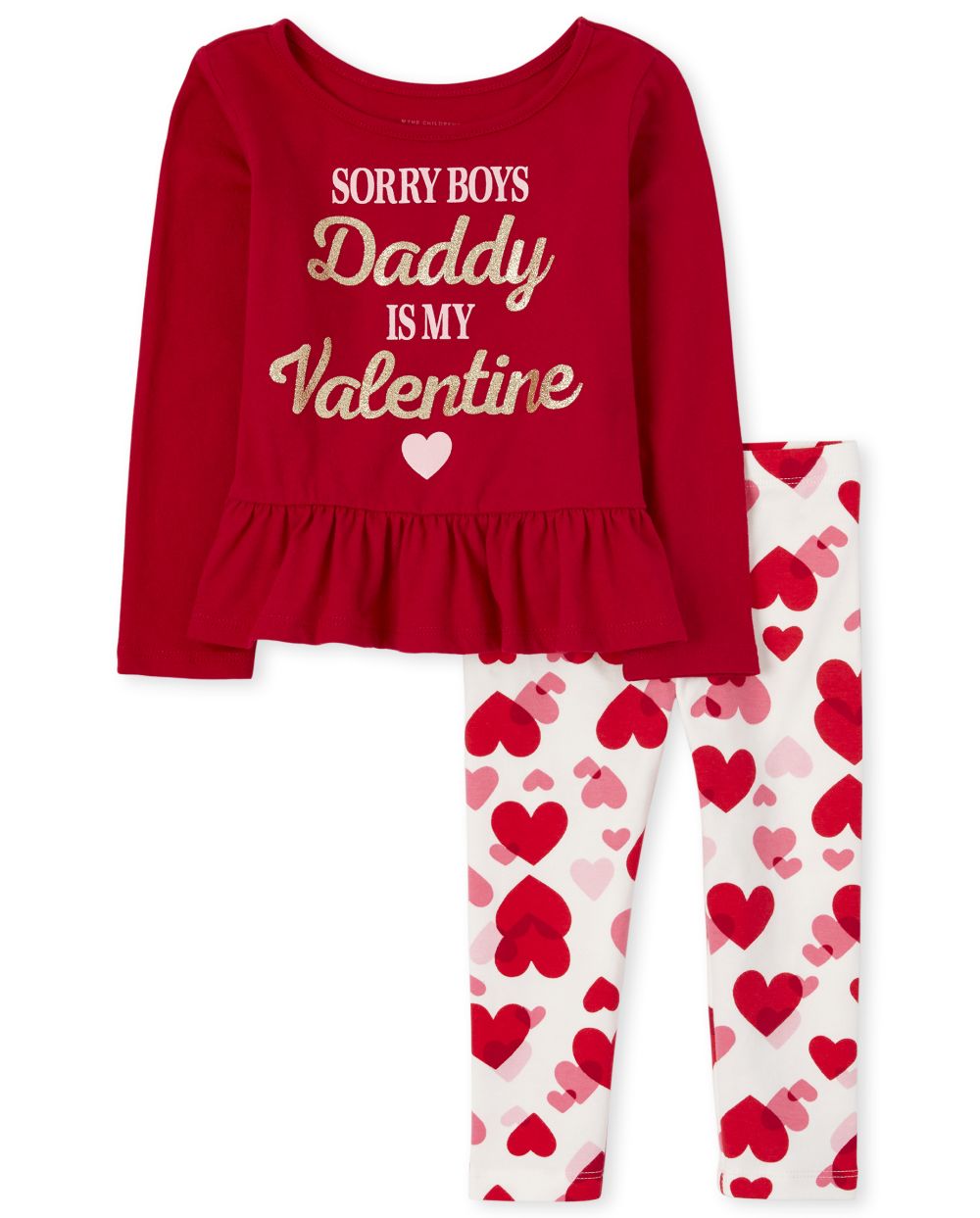 Baby Girls Toddler Valentine's Day Dad Outfit Set - Red - The Children's Place
Baby Girls Toddler Valentine's Day Dad Outfit Set - Red - The Children's Place
