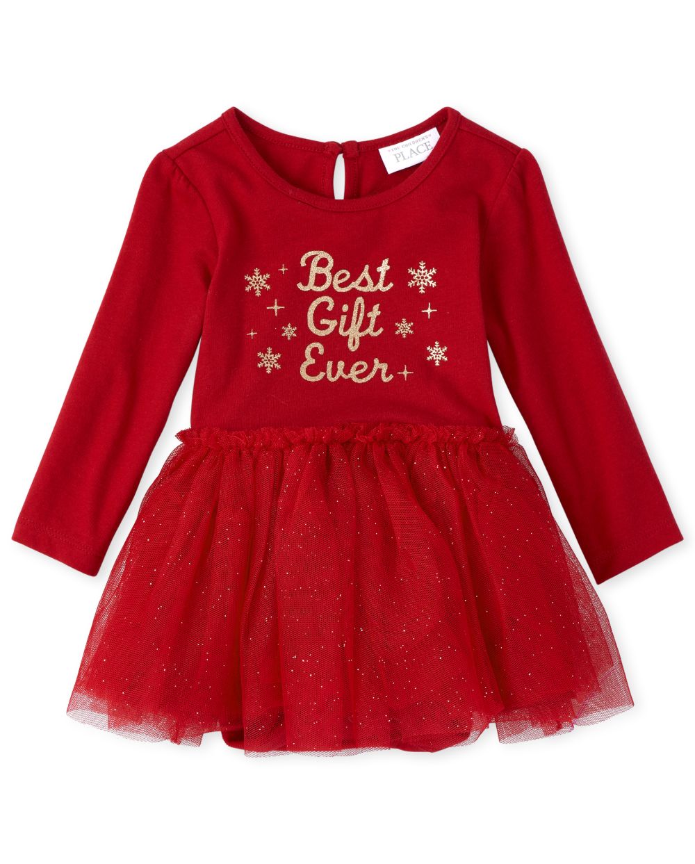 Newborn Baby Glitter Best Gift Knit To Woven Tutu Dress - Red - The Children's Place
Newborn Baby Glitter Best Gift Knit To Woven Tutu Dress - Red - The Children's Place
