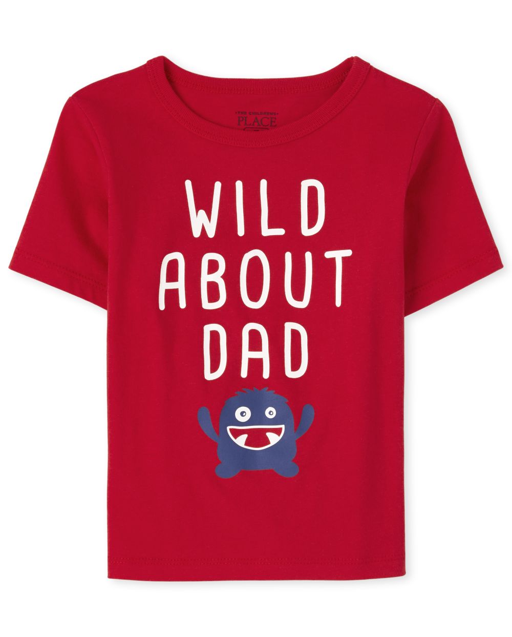

s Baby And Toddler Boys Wild About Dad Graphic Tee - Red T-Shirt - The Children's Place