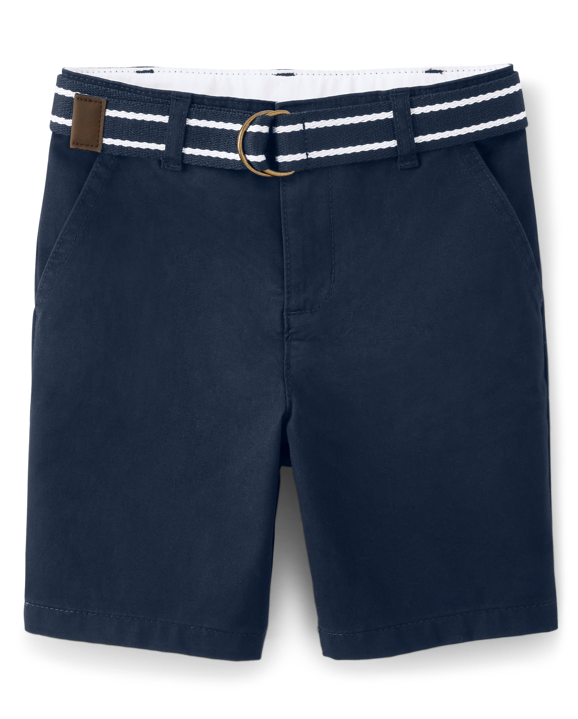パンツ andwang Baby office belt short pants 002 ANDWANG Women's Baby Office Belt Shorts, Size M, Blue
