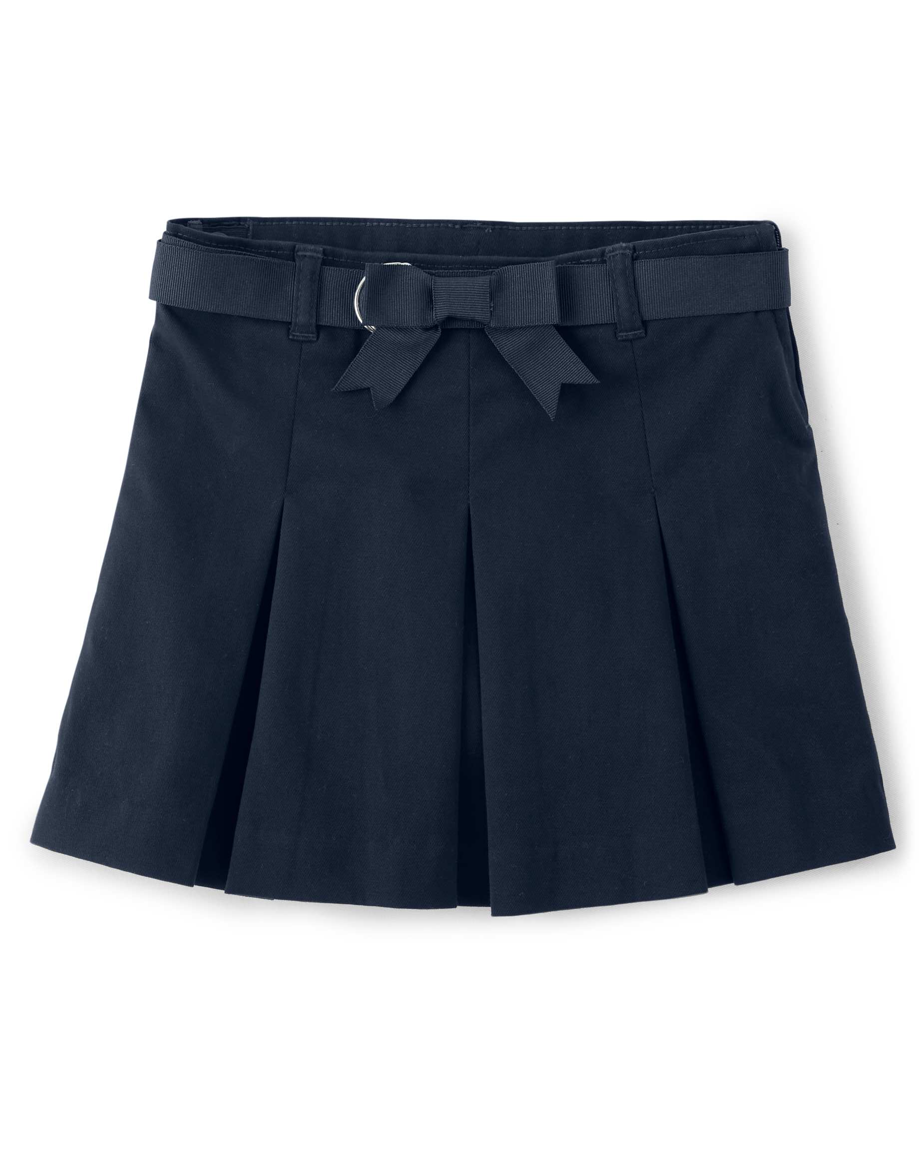 ★ Margarin Fingers★ LOW RISE PLEATS SKORTS (DARK NAVY) MARGARIN FINGERS] LOW-RISE PLEATS SKORTS (DARK NAVY)