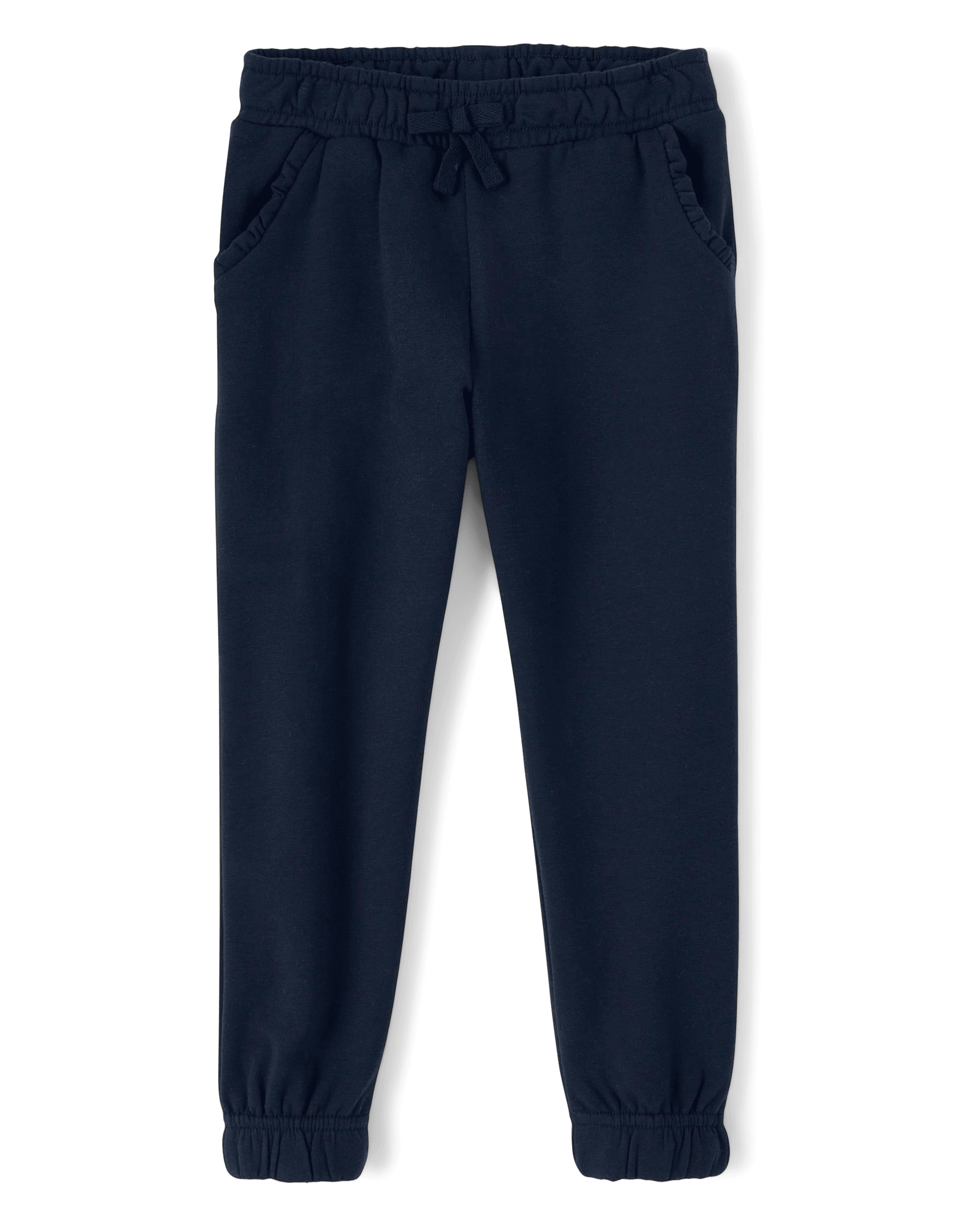 Girls Fleece Jogger Pants Uniform BLUE Gymboree CA