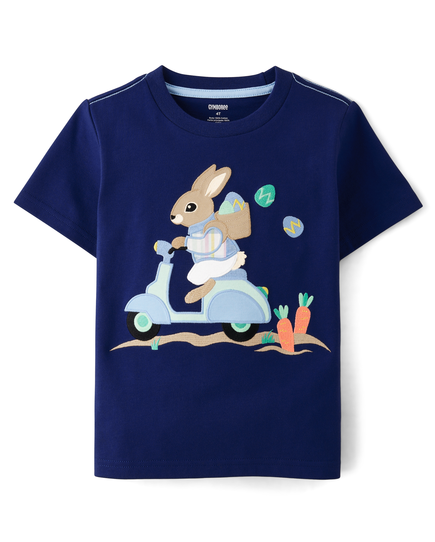 【CPGN STUDIO】Funky Rabbit Embroidery Short Sleeve T-shirt 00000000_zi_a285ca81-1194-45c4