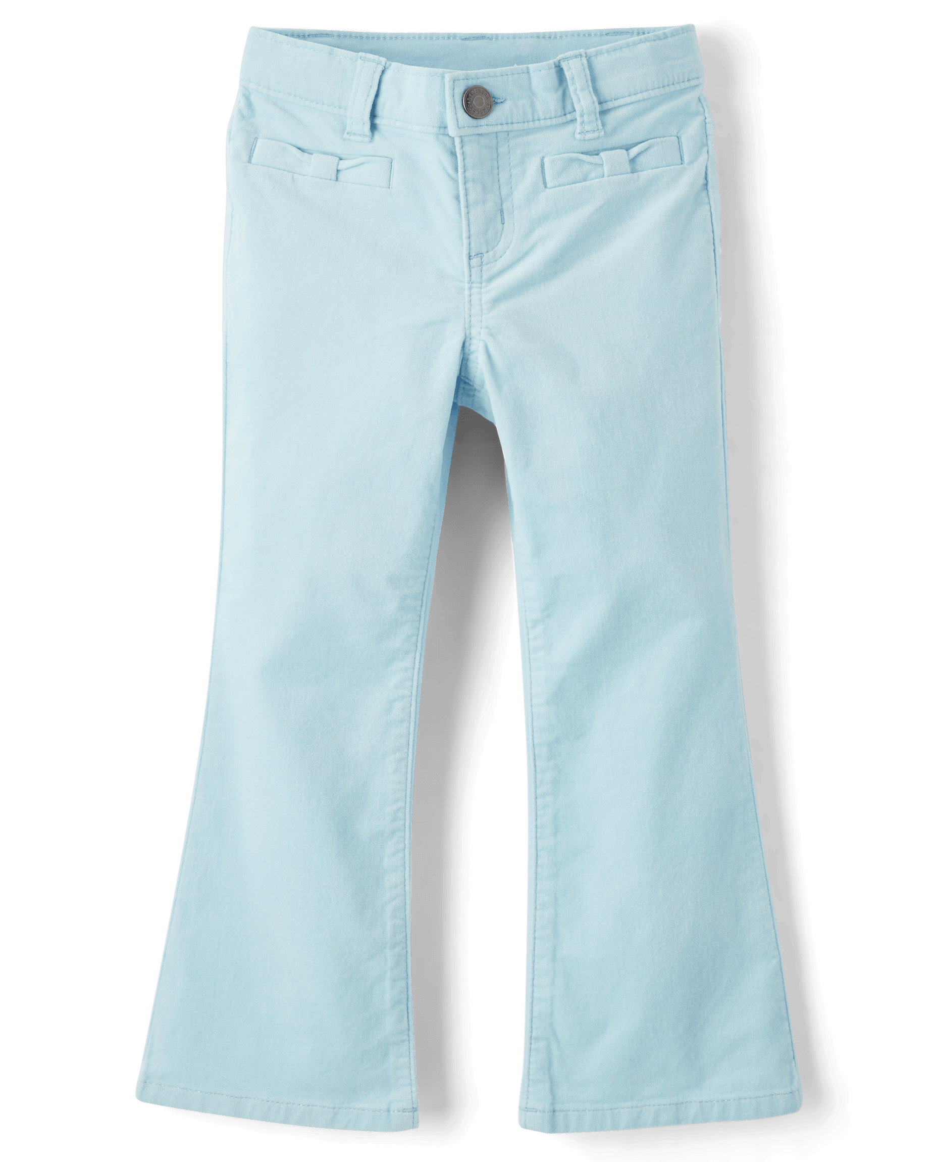 Girls Bow Corduroy Pants - Little Snowflake - BLUE | Gymboree