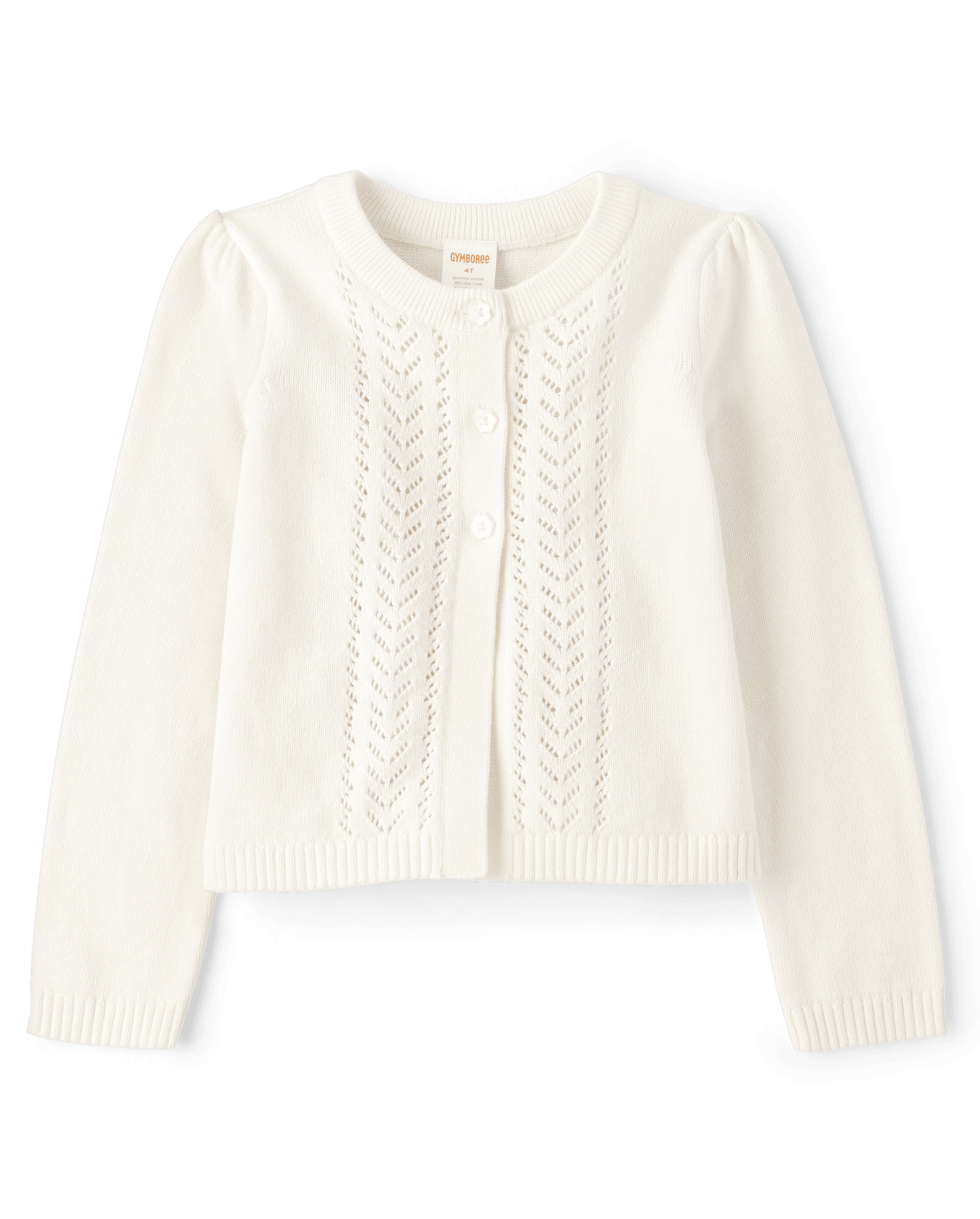 GYMBOREE FILLE CARDIGAN coton rayé zippé manches 3/4 pull 10 12 WINTER