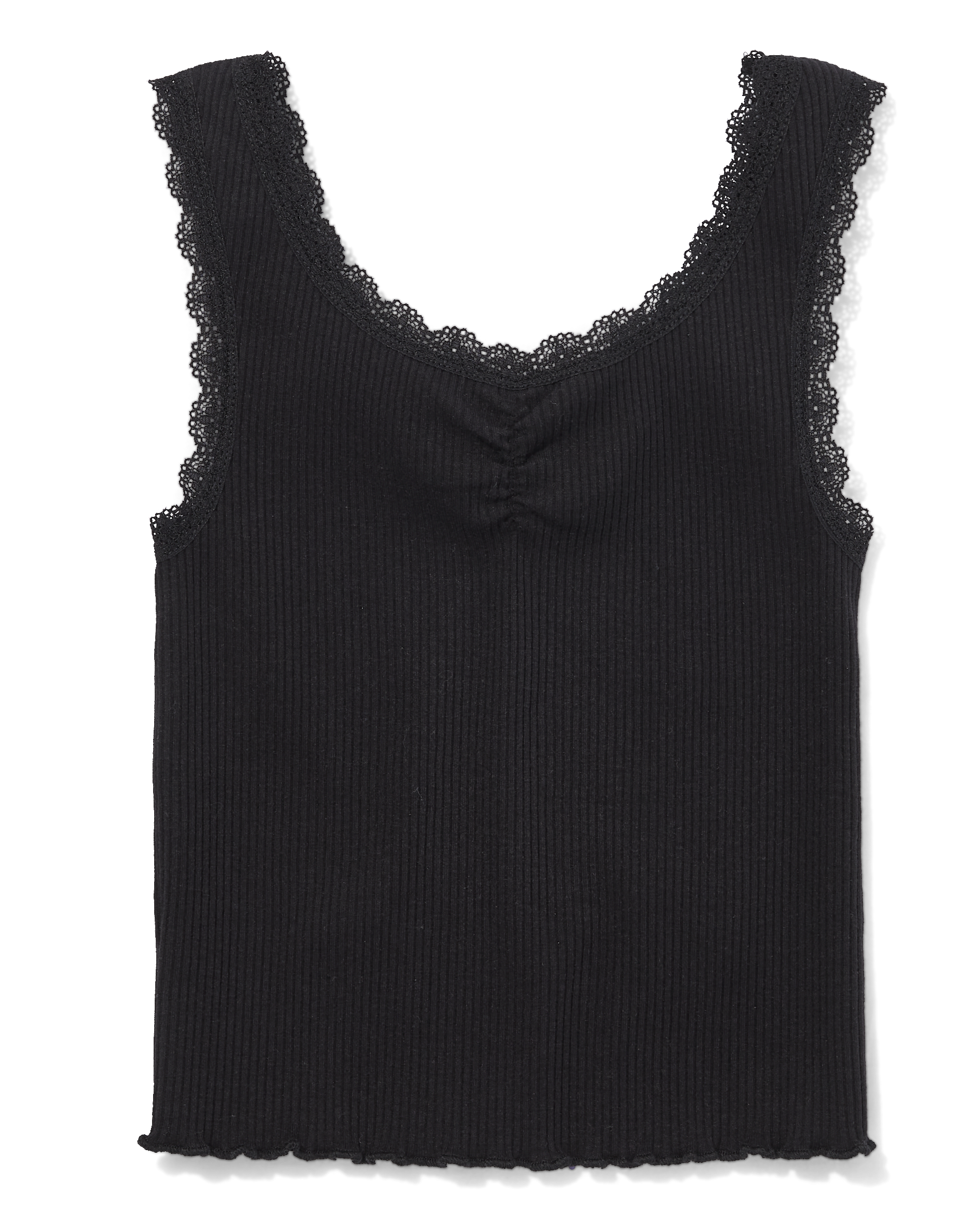 トップス andwang cross lace tanktop black Cross lace tanktop