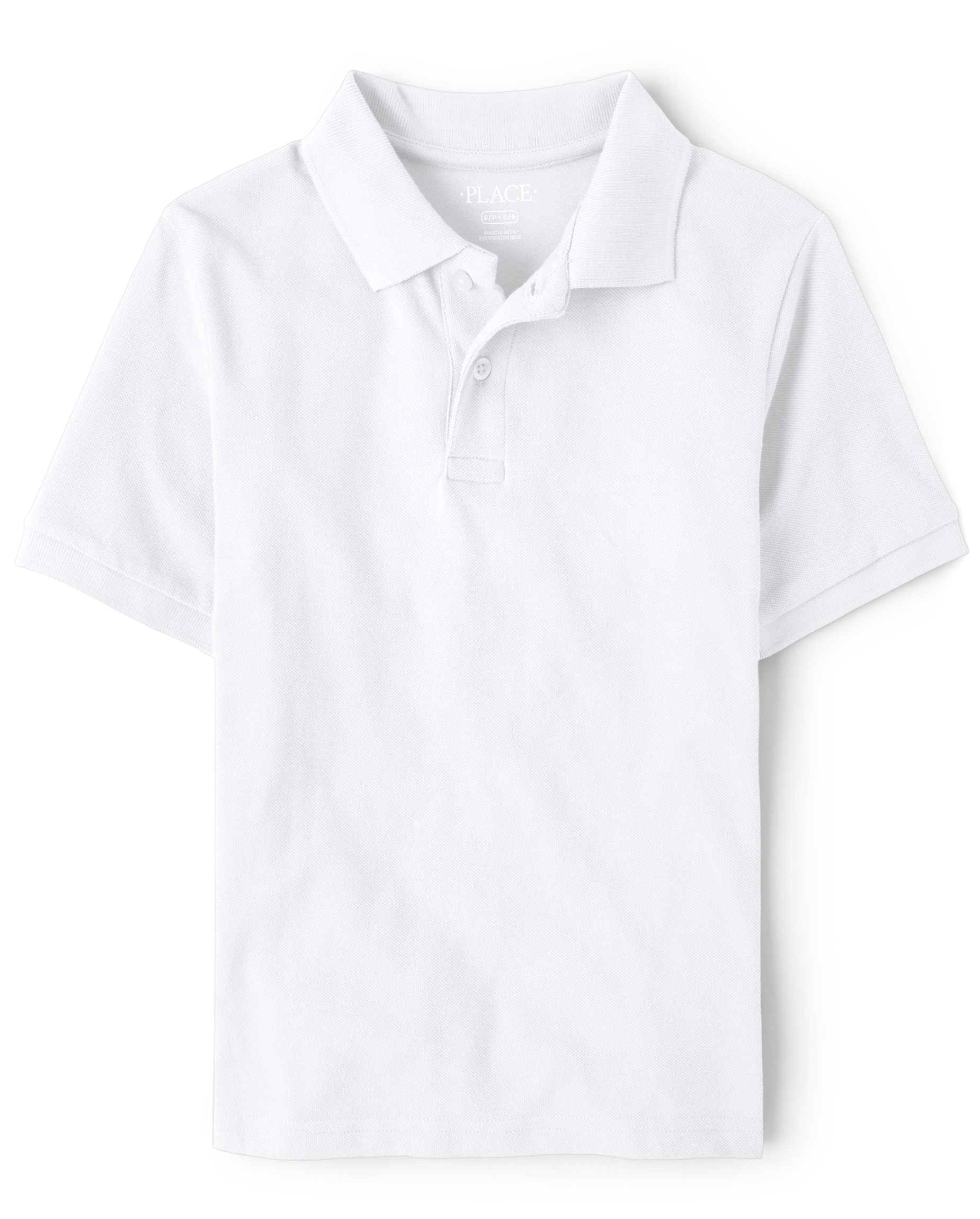 Kids Uniform Short Sleeve Pique Polo - GRAY | The Children's