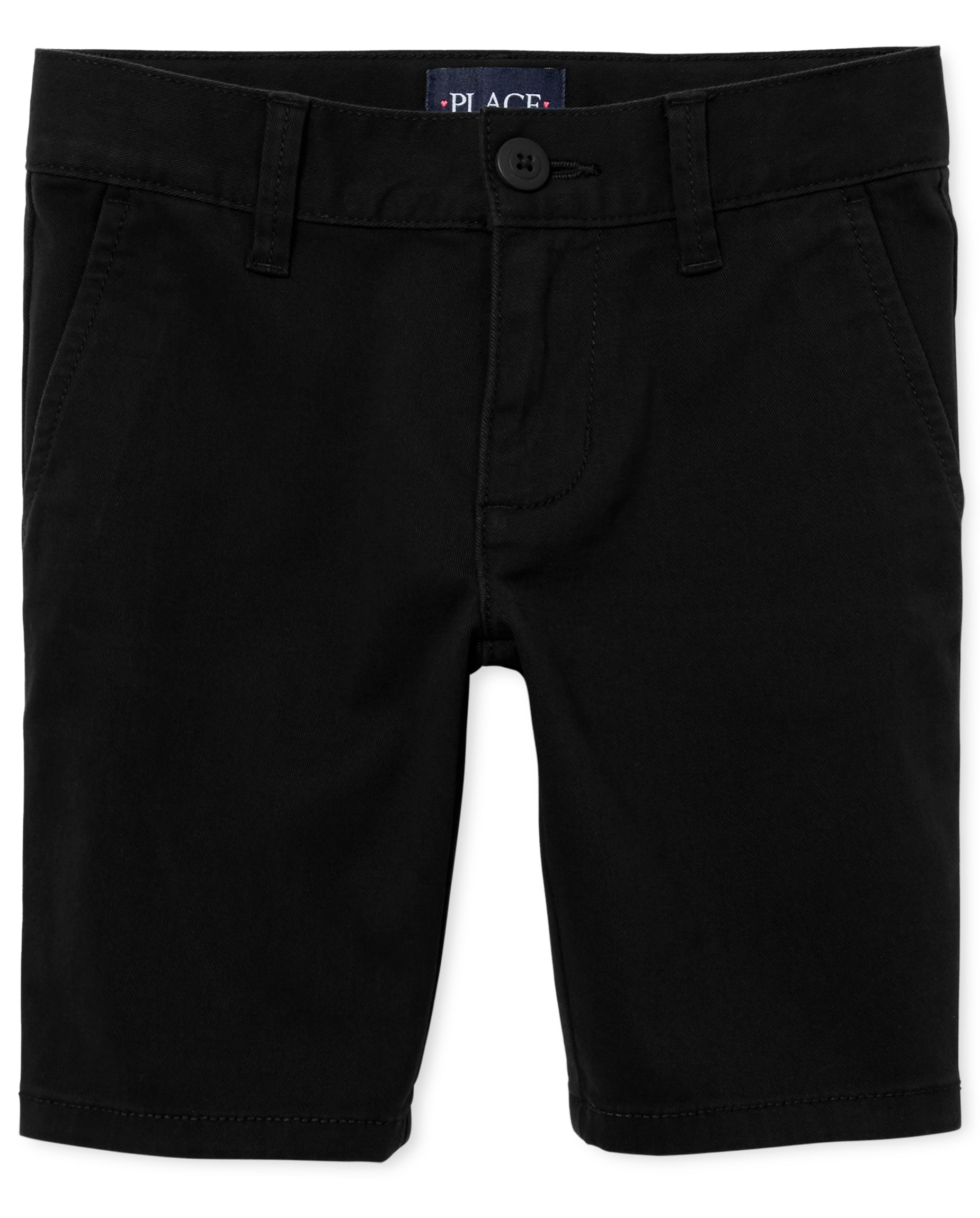 Girls Uniform Regular Twill Woven Chino Shorts - TAN | The