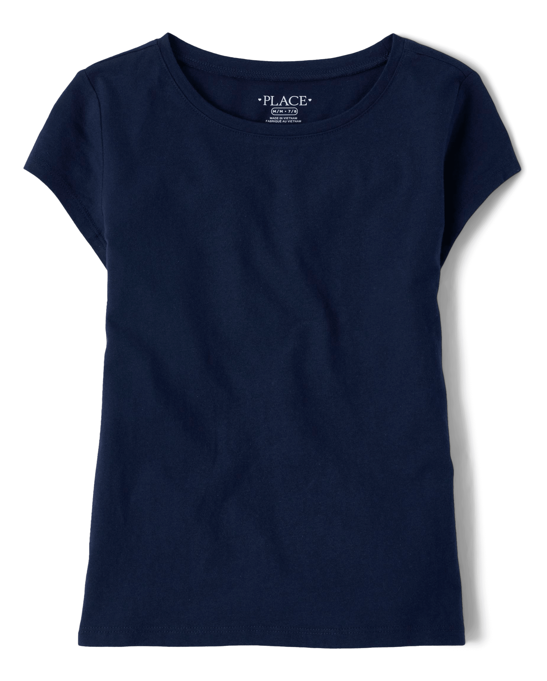 Girls Short Sleeve Regular Basic Layering Tee - GRAY | The