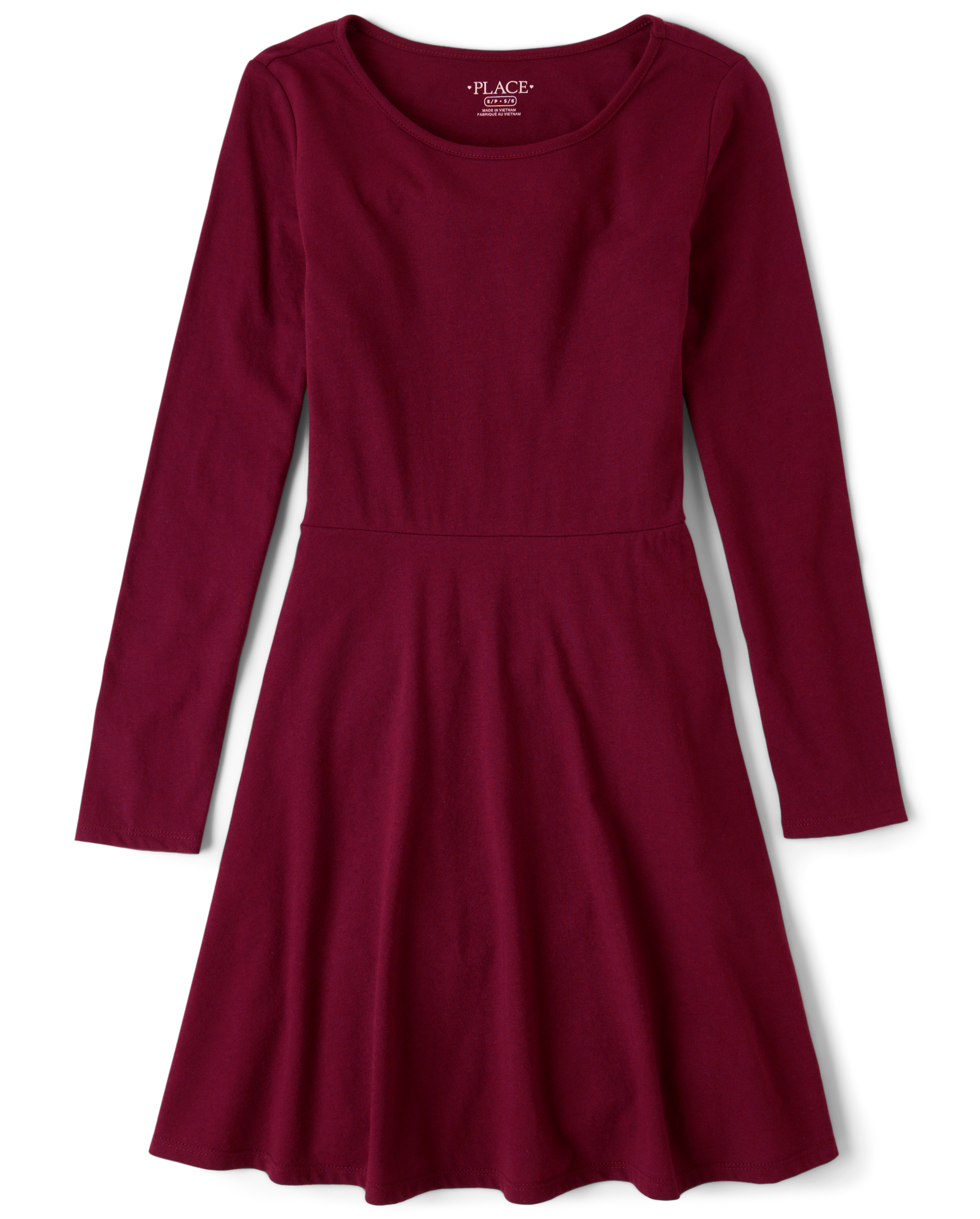 red long sleeve red dress One Step Ahead
