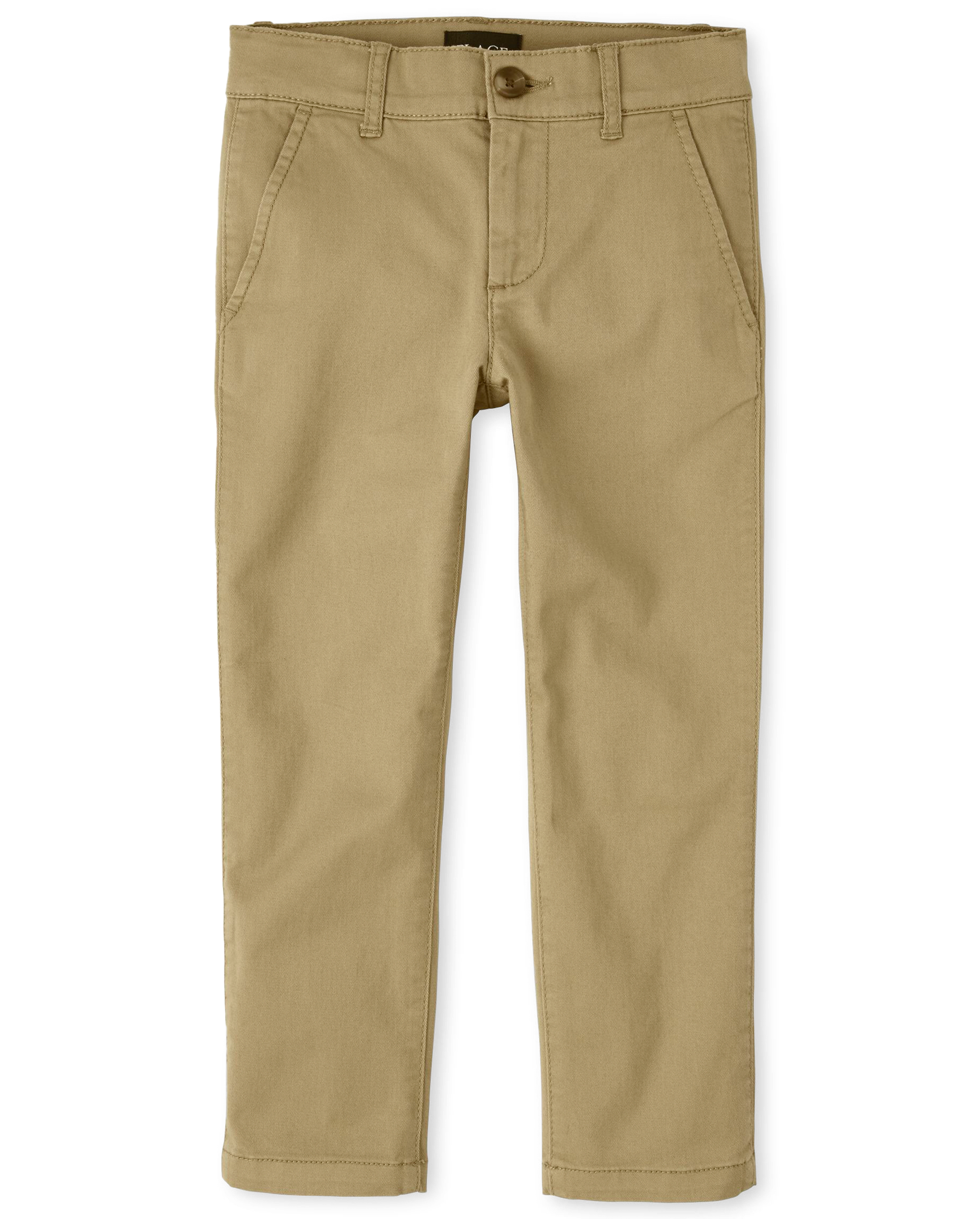 Boys Uniform Stretch Skinny Chino Pants - BLACK | The