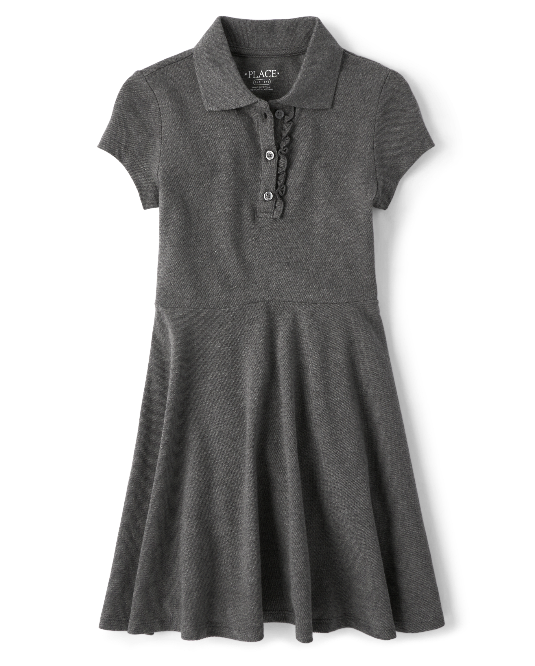 ワンピース Short Sleeve Polo Dress COTTON MESH POLO DRESS | ミニワンピース・ドレス ミッドナイト