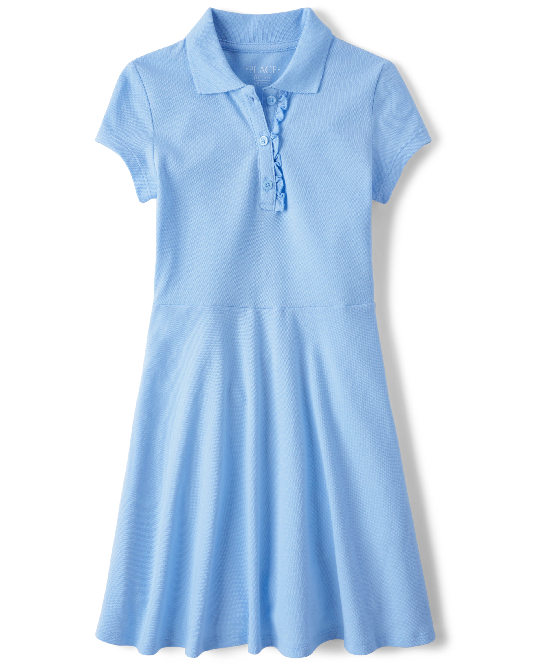 ワンピース Short Sleeve Polo Dress COTTON MESH POLO DRESS | ミニワンピース・ドレス ミッドナイト