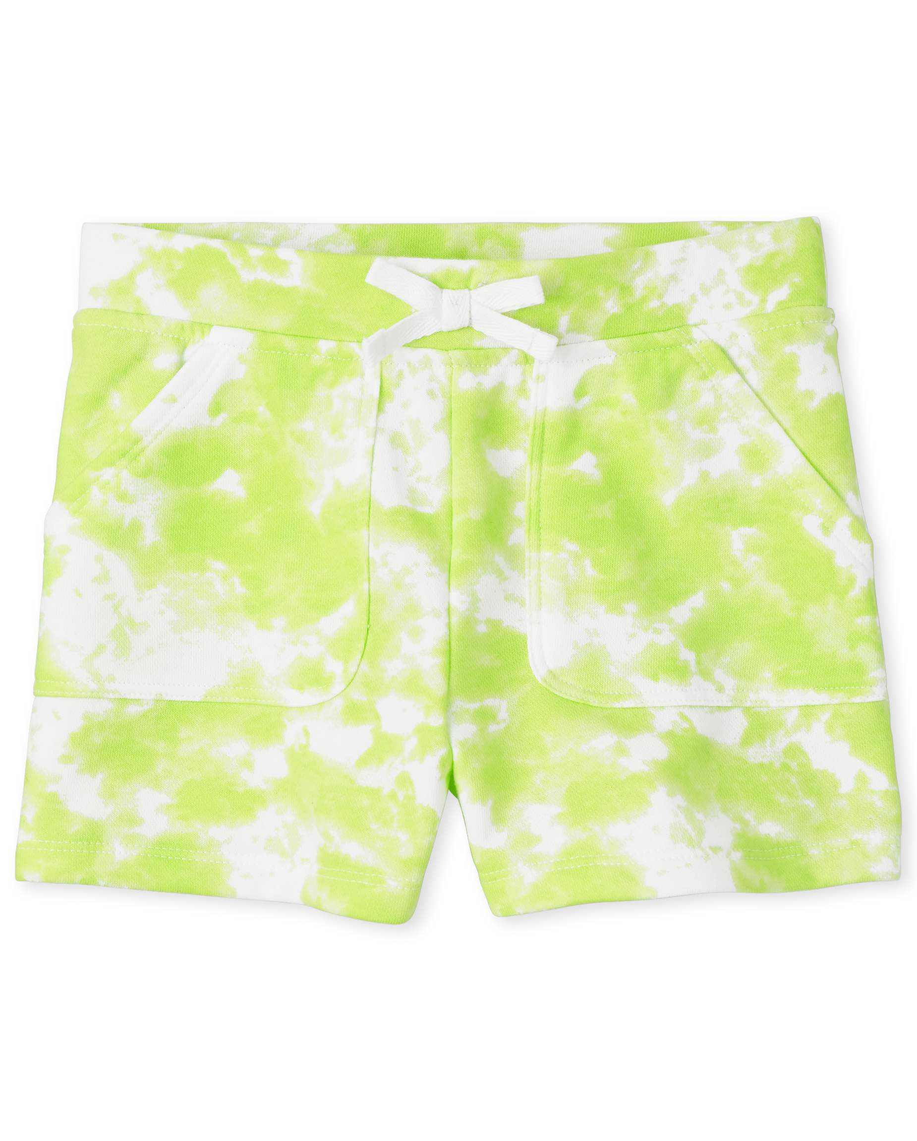 新品　salsation Unisex tie-dye shorts XLサイズ Girls Tie Dye French Terry Shorts - GREEN | The Children's Place CA