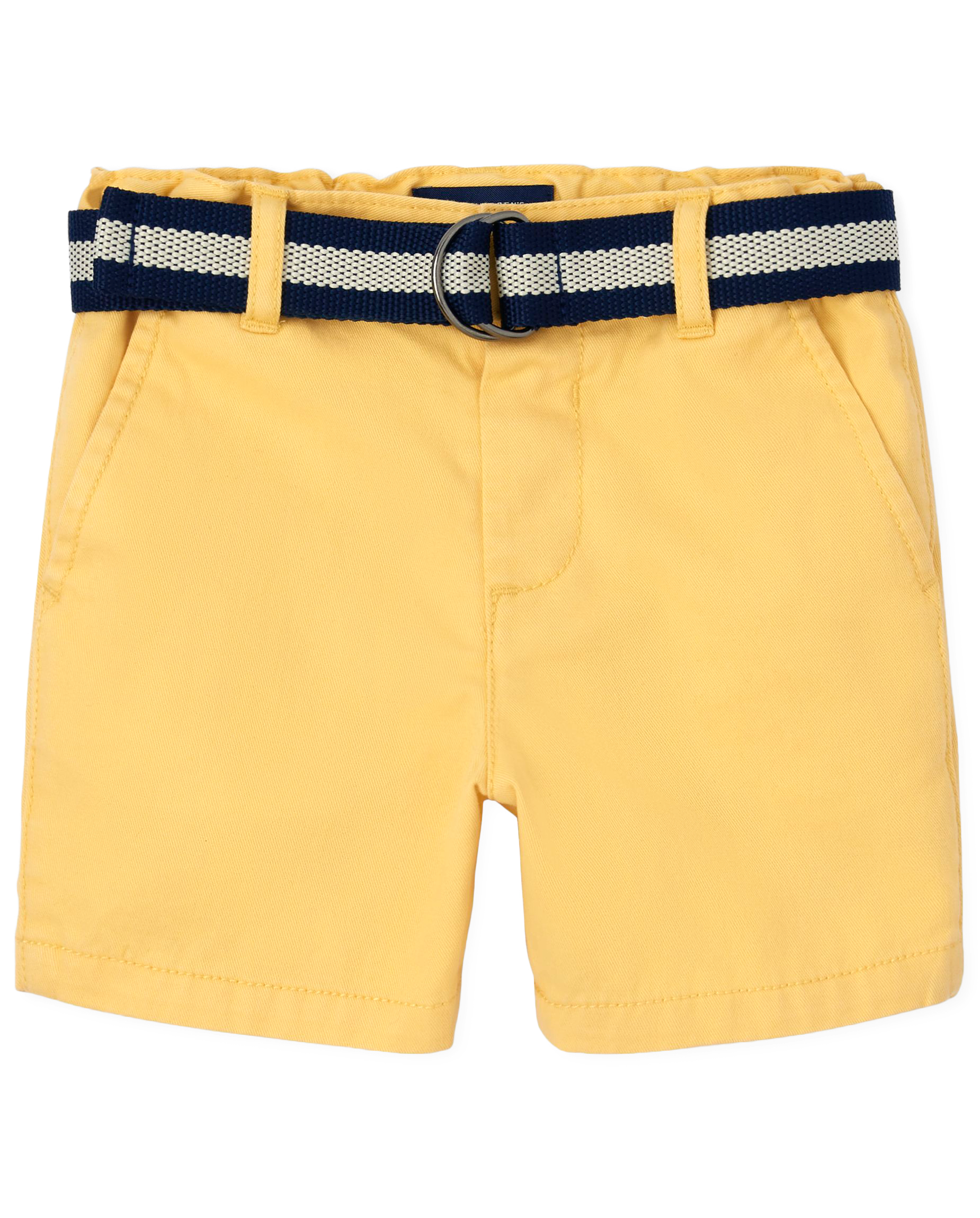 Baby And Toddler Boys Belted Woven Chino Shorts | The Children's Place