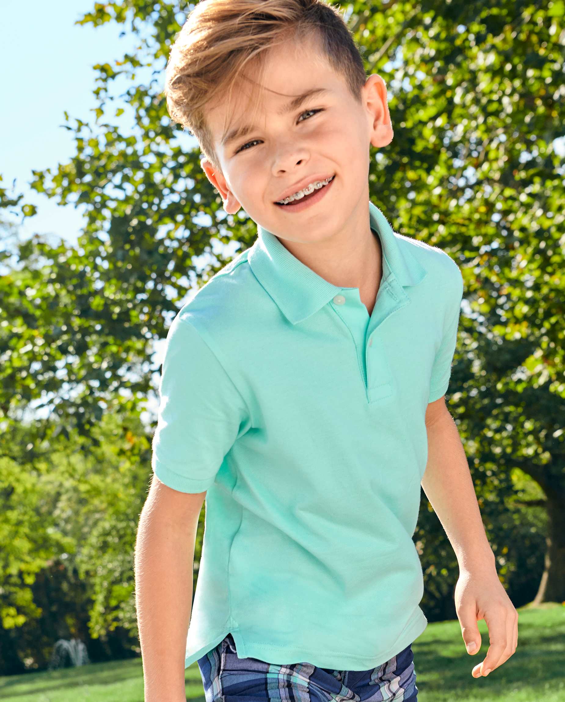1 SWEDISH PIQUE SHORT SLEEVE POLO グリーン 1 Swedish Pique Short Sleeve Polo Green