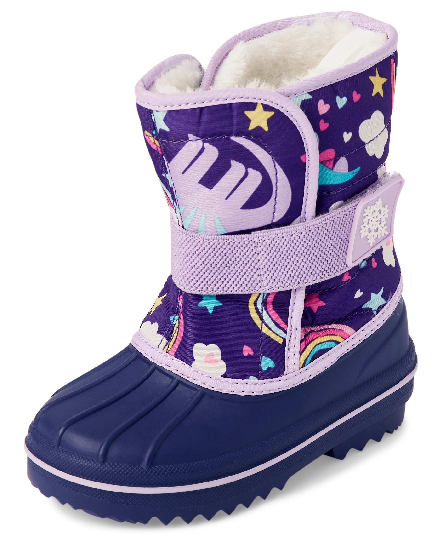 Toddler Girls Print Snow Boots ORANGE The Children's Place