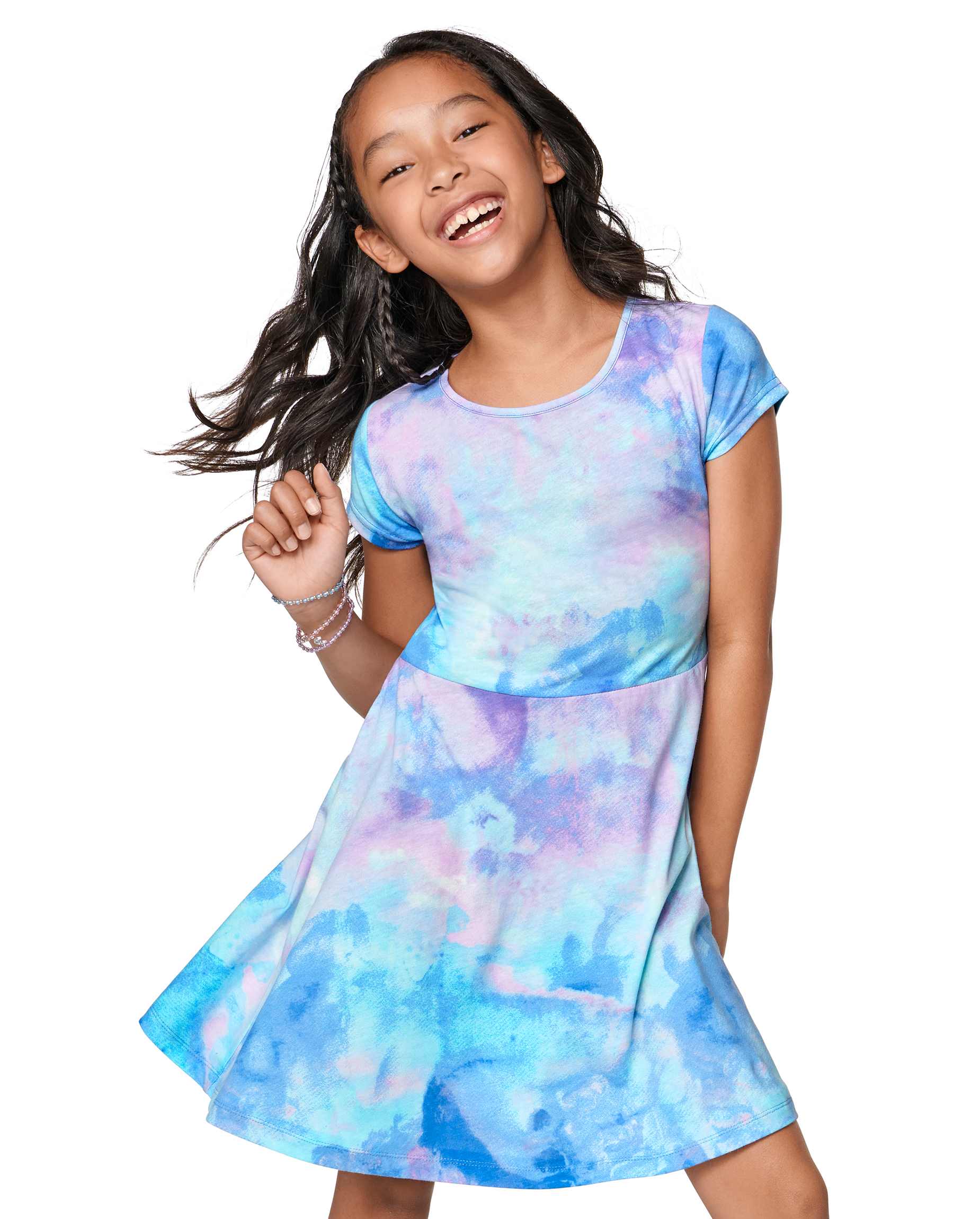 Vestito Da Bambina Con Stampa Artistica Urbana Hip Hop - Foto 6