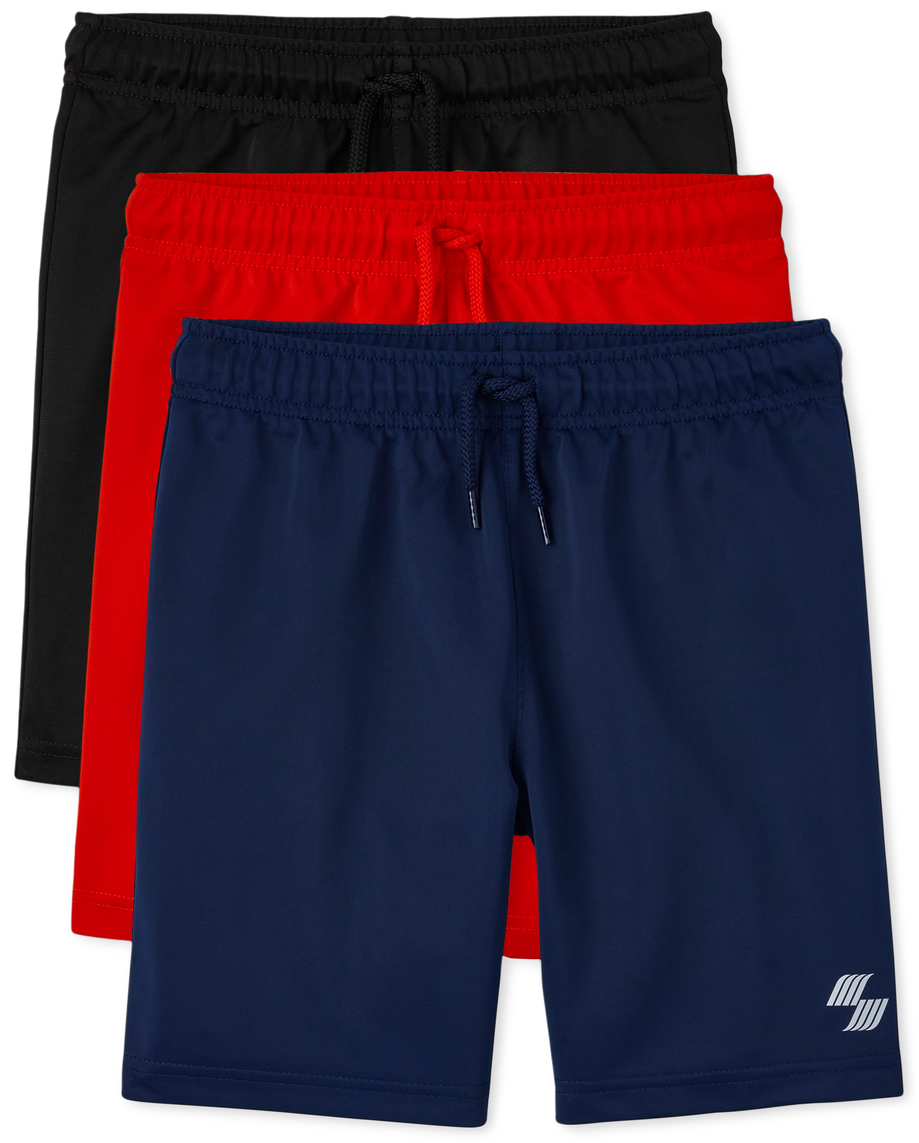 Boys Place Sport Knit Basketball Shorts 3-Pack - MULTI | The