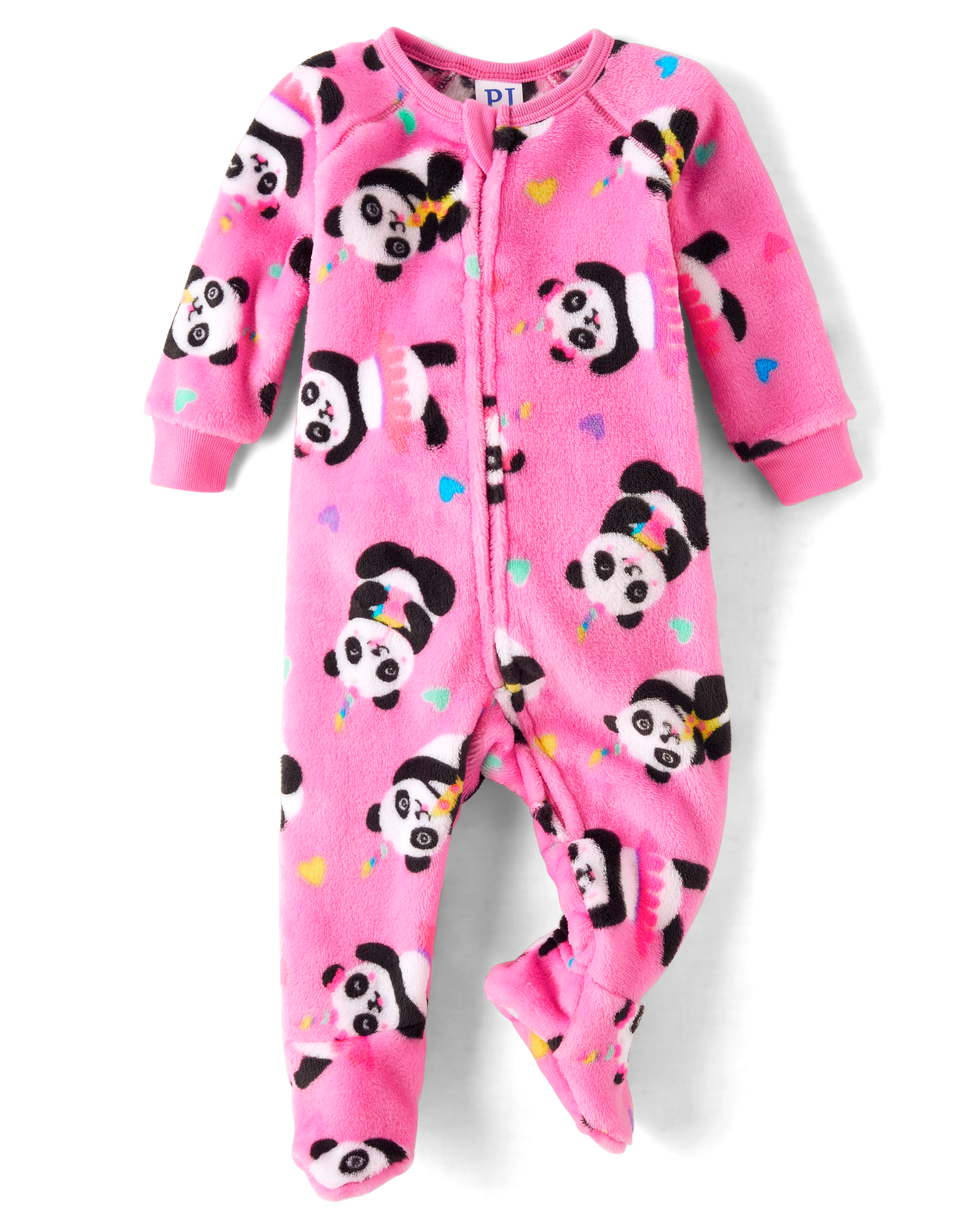 Bear Carters Fleece One Piece Pajamas Baby And Toddler Girls Long