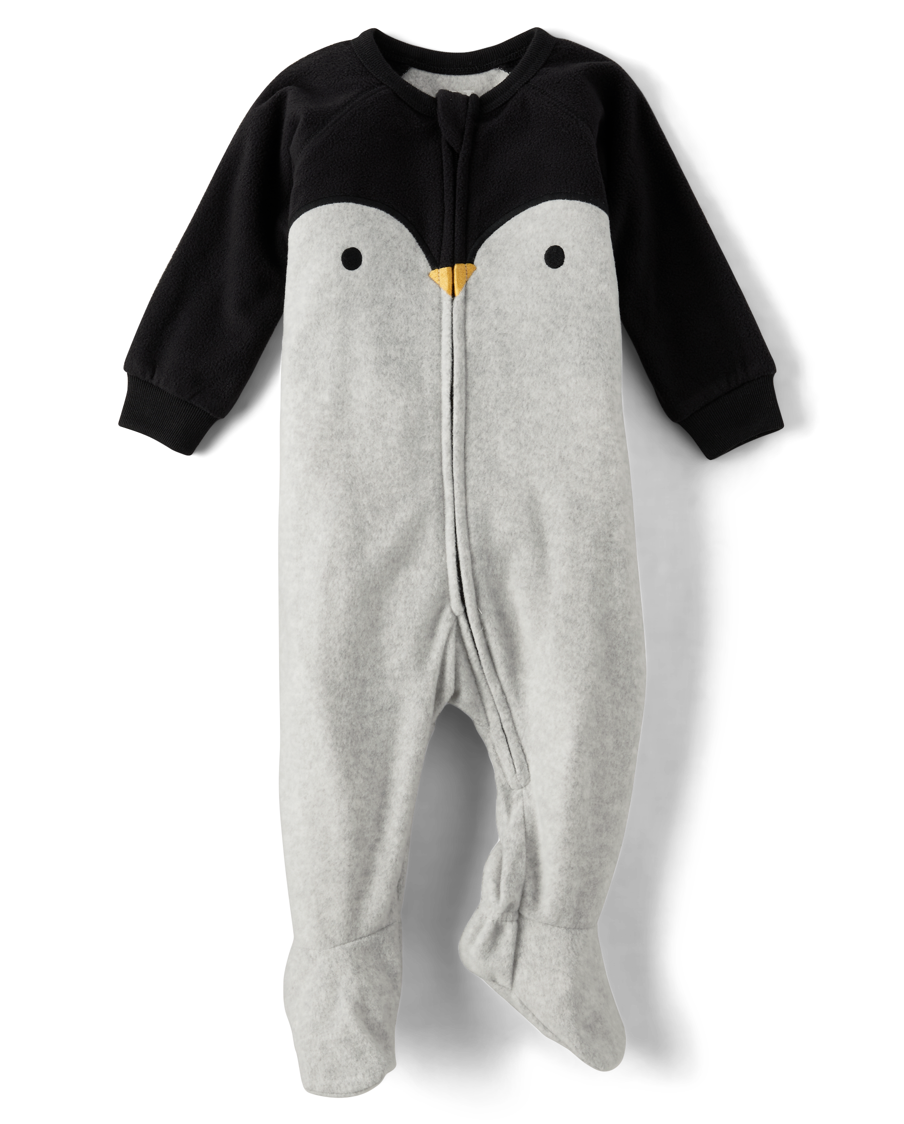 Baby And Toddler Long Sleeve Bear Fleece Footed One Piece